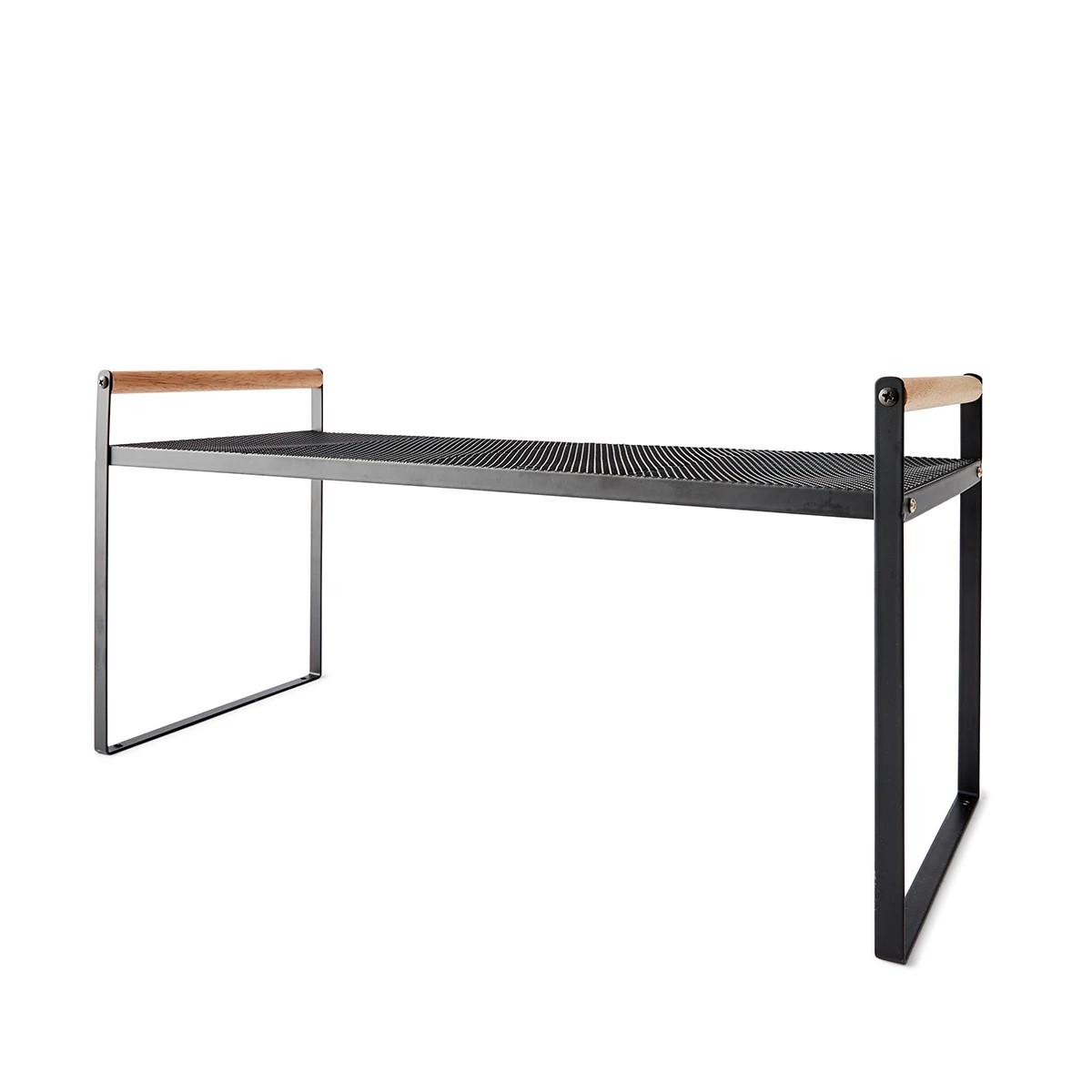 2 Large Wire and Wood Shelf, 2 of 8