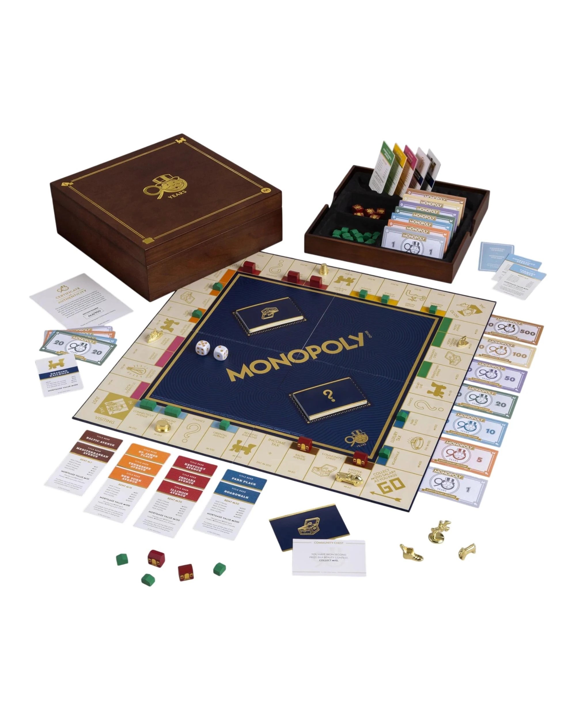 2 Monopoly 90th Anniversary Edition Board Game, 2 of 5