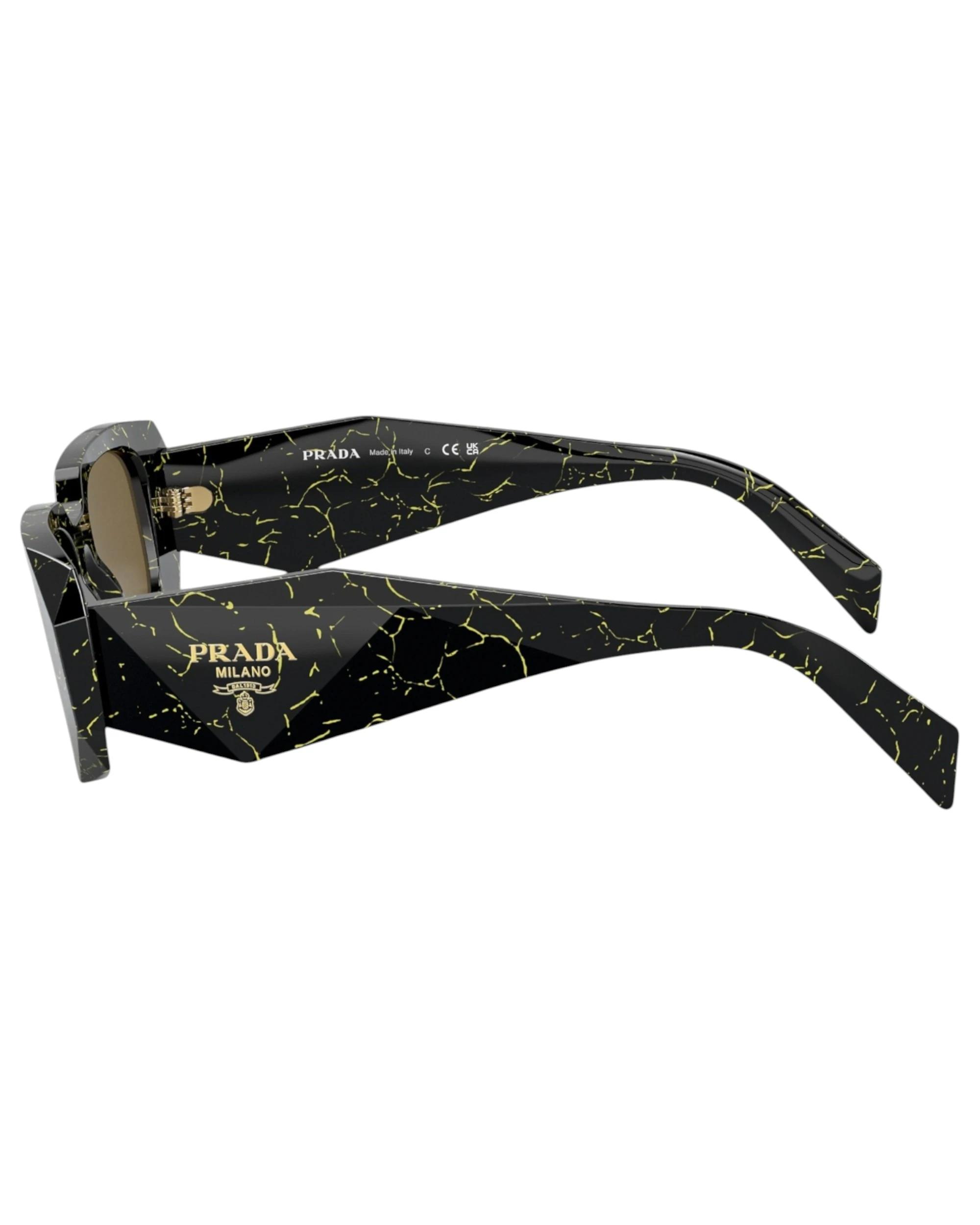 5 Prada Womens Sunglasses Pr 17Ws Sunnies BLACK/YELLOW MARBLE, 5 of 5
