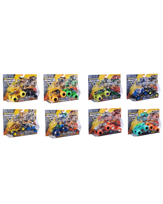 2 Pack Monster Jam 1:64 Die Cast Trucks - Asso