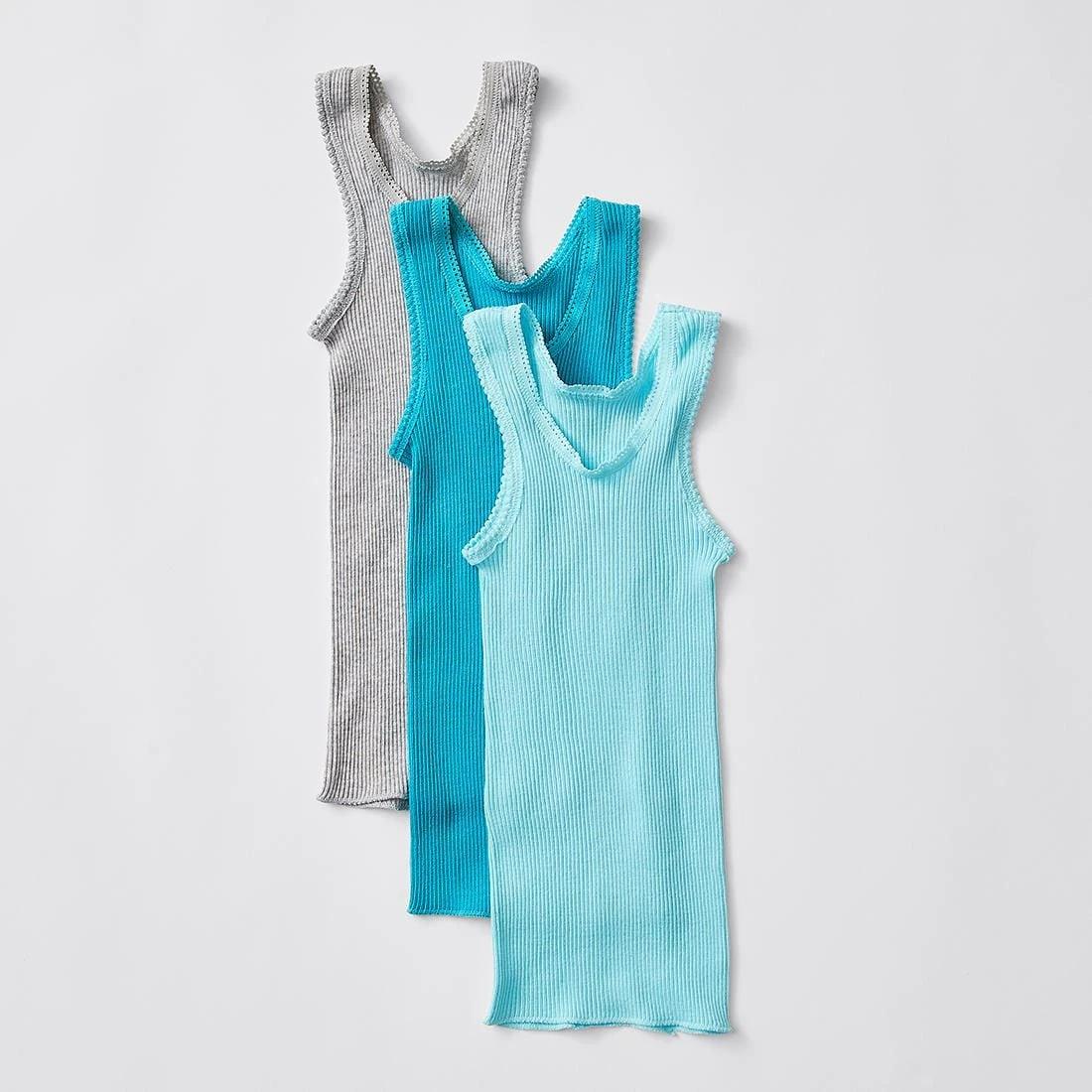 1 Bonds Baby 3 Pack Singlets NO COLOUR, 1 of 8