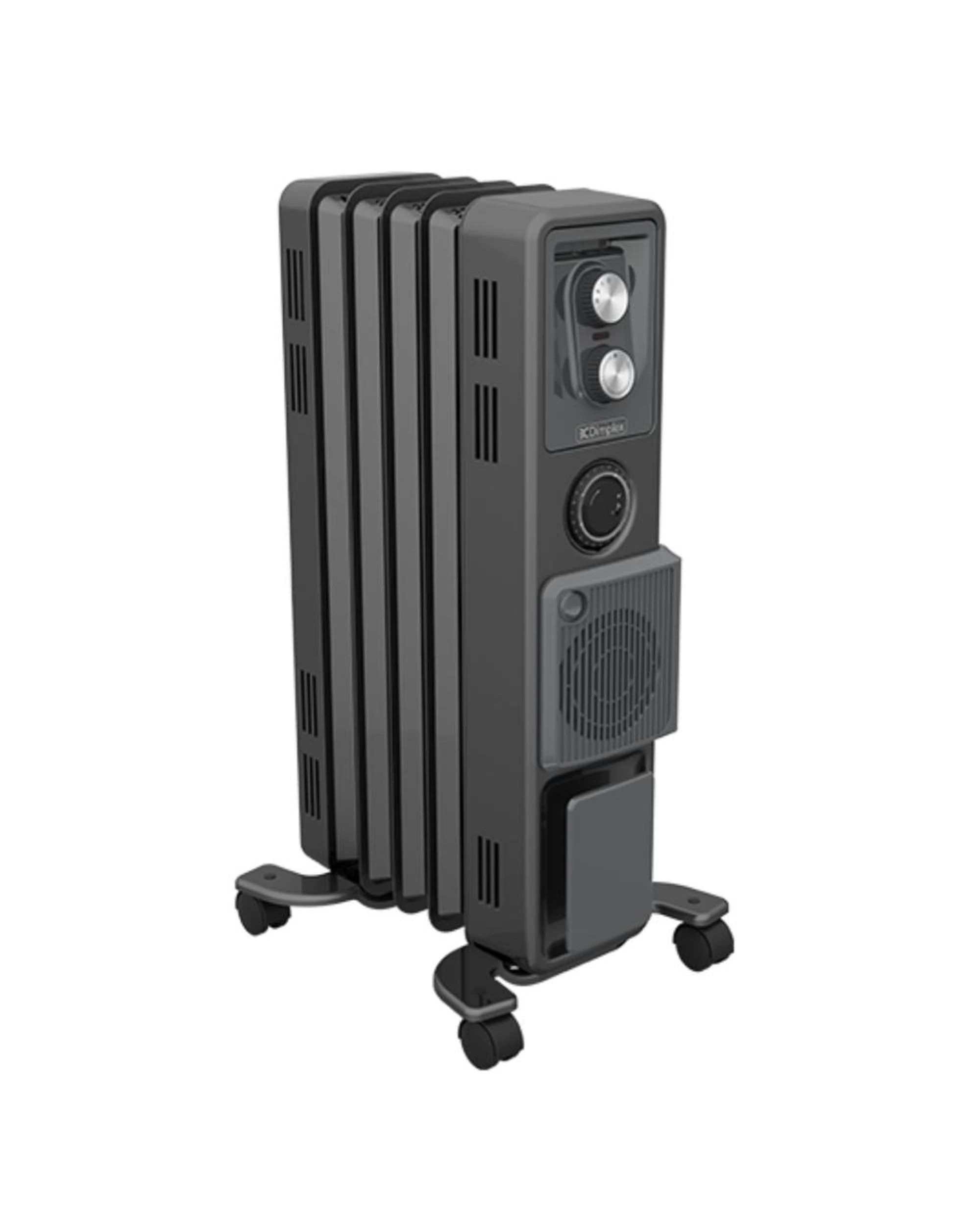 1 Dimplex 1.5kW Oil Free Column Heater with Timer & Turbo Fan  Anthracite ECR15TIF, 1 of 8
