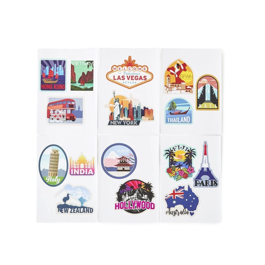 4 Travel Stickers - Assorted, 4 of 10