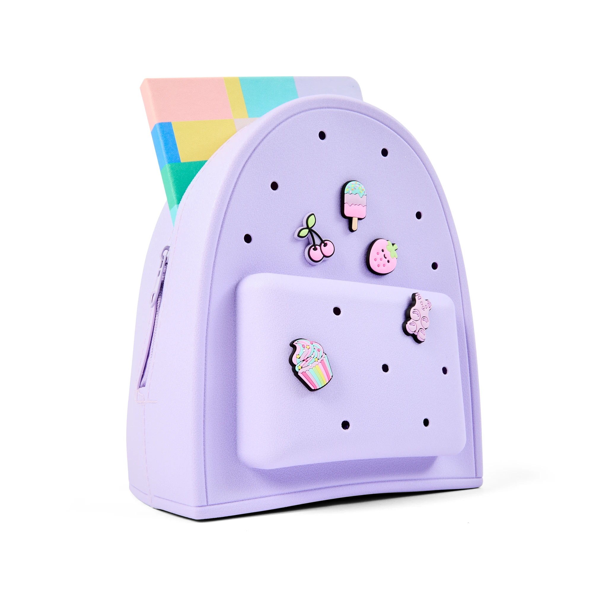 1 Mini Backpack with Charms - Purple, 1 of 10