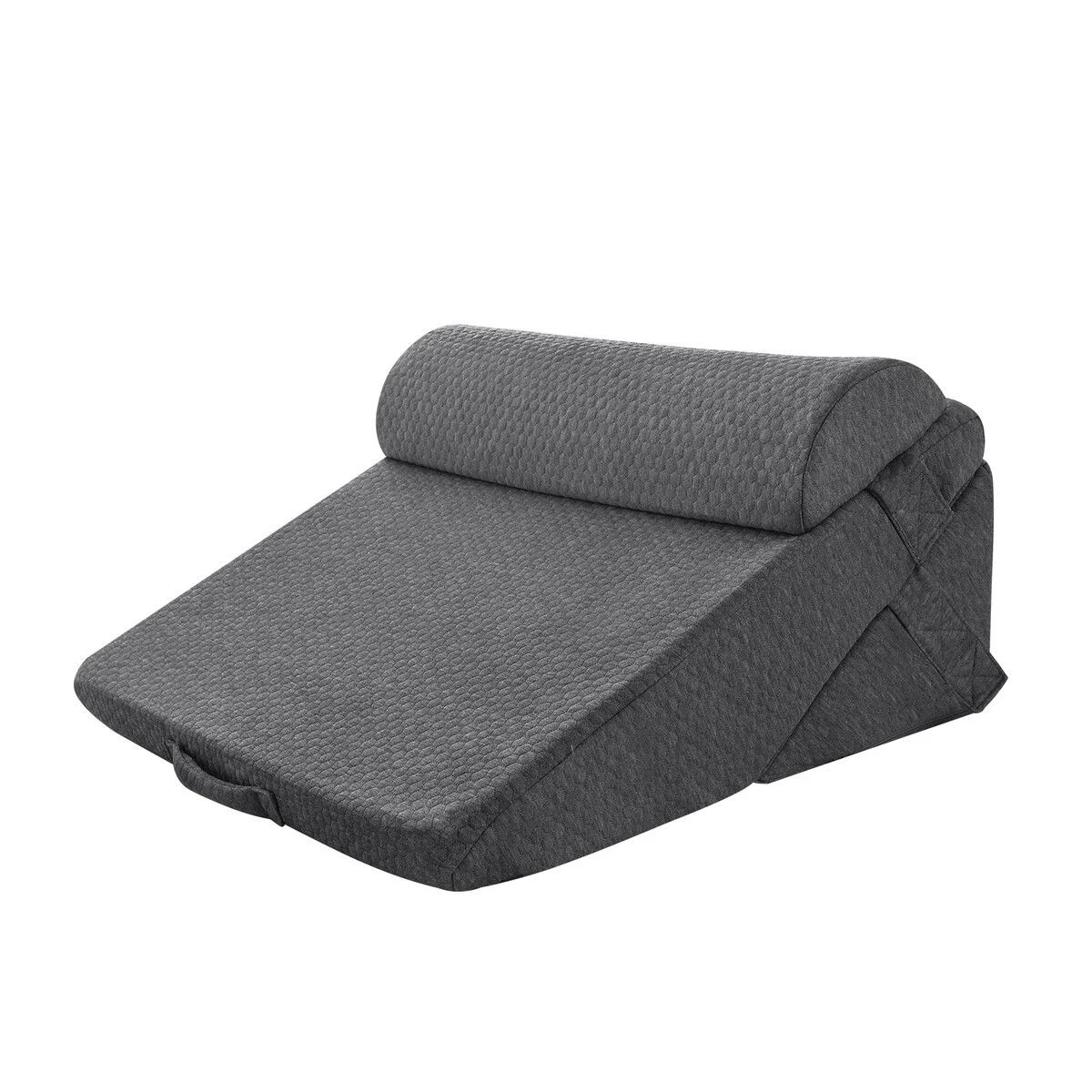 1 LUXDREAM Wedge Pillow Triangle Bed Cushion Memory Foam Cooling Gel Neck Back Head Support Leg Elevation Raiser Sleep, 1 of 3