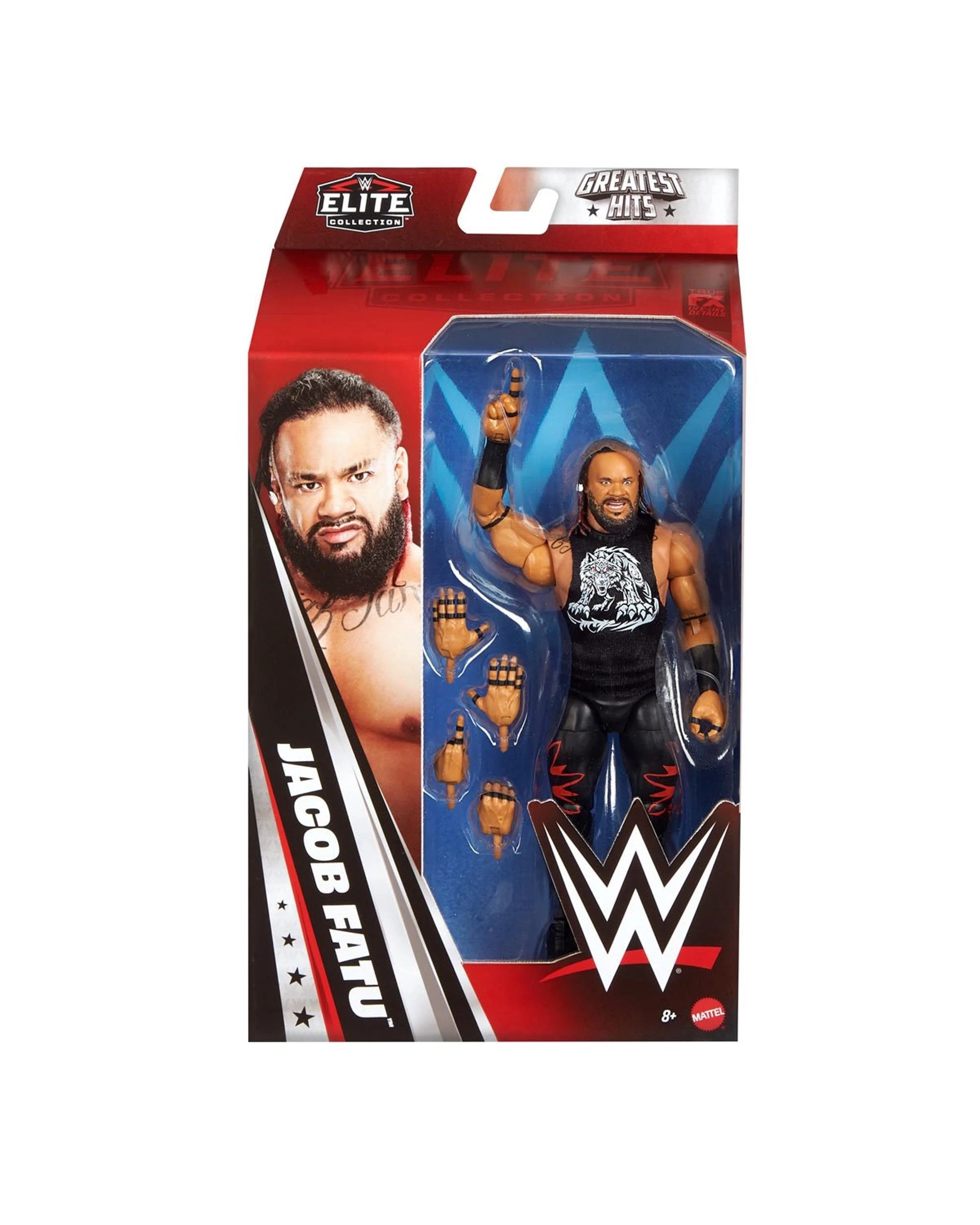 1 WWE Elite Collection Greatest Hits Series 9 Jacob Fatu Action Figure, 1 of 7