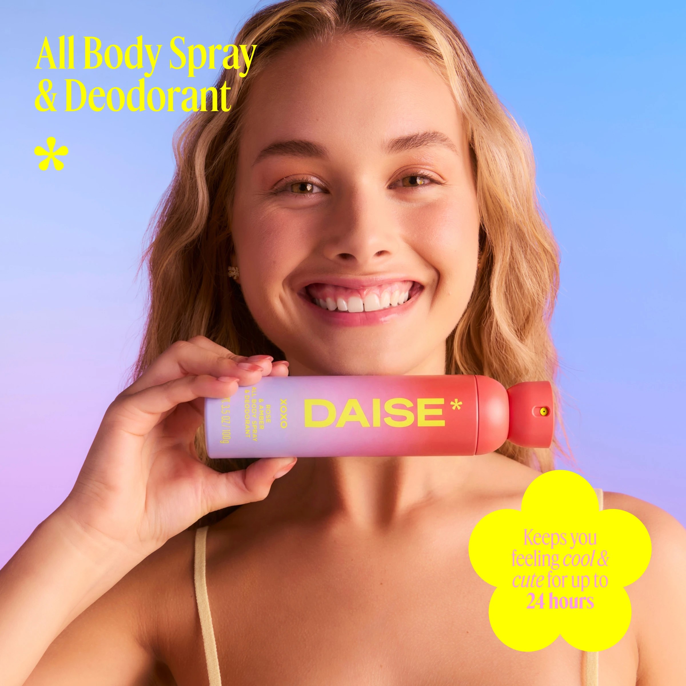 3 DAISE XOXO All Body Spray & Deodorant 120ml - Rose & Amber, 3 of 9