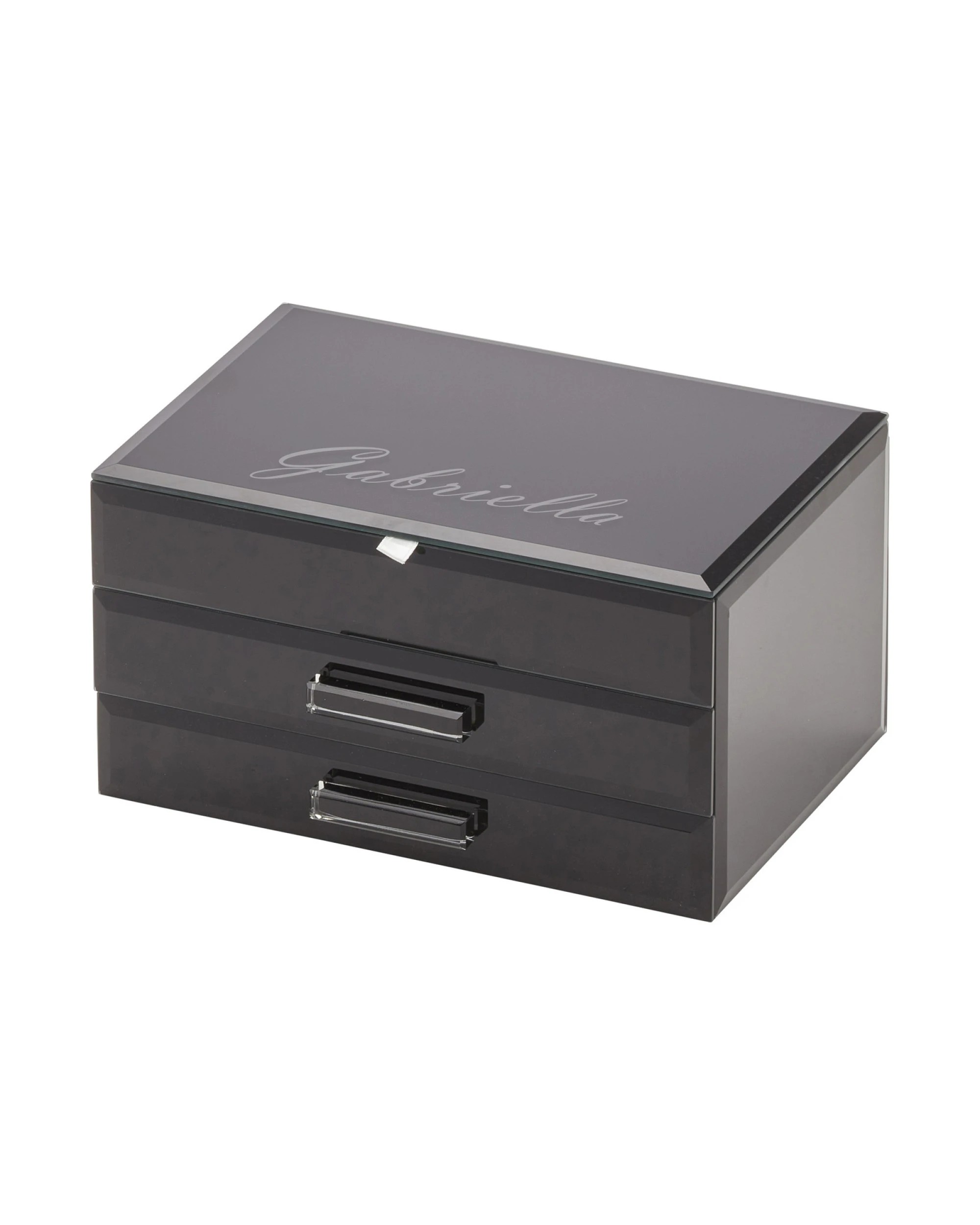 4 One Six Eight London Gabriella Jewellery Box - M - Black, 4 of 6