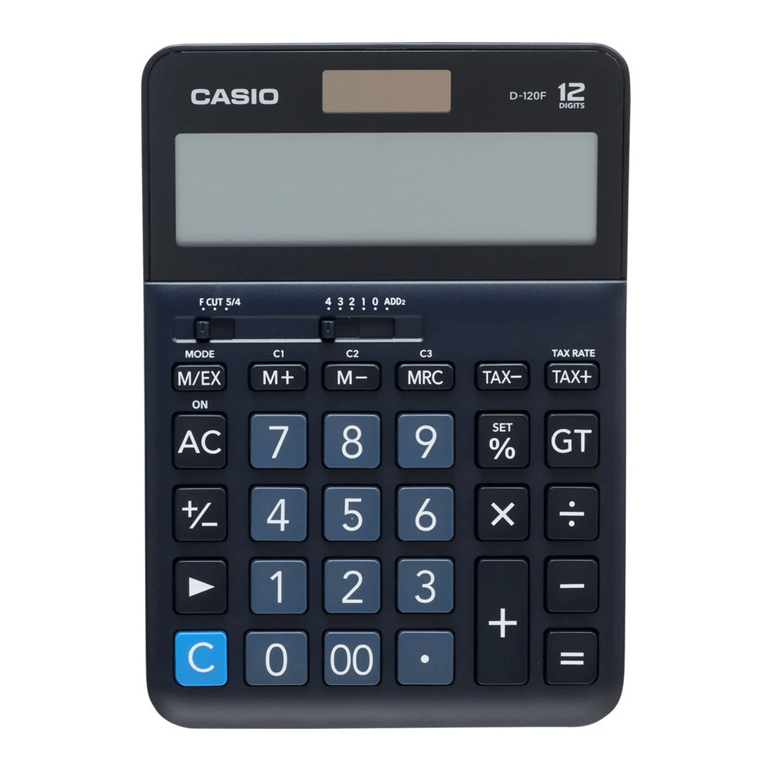 1 Casio D120-F Desktop Calculator, 1 of 4