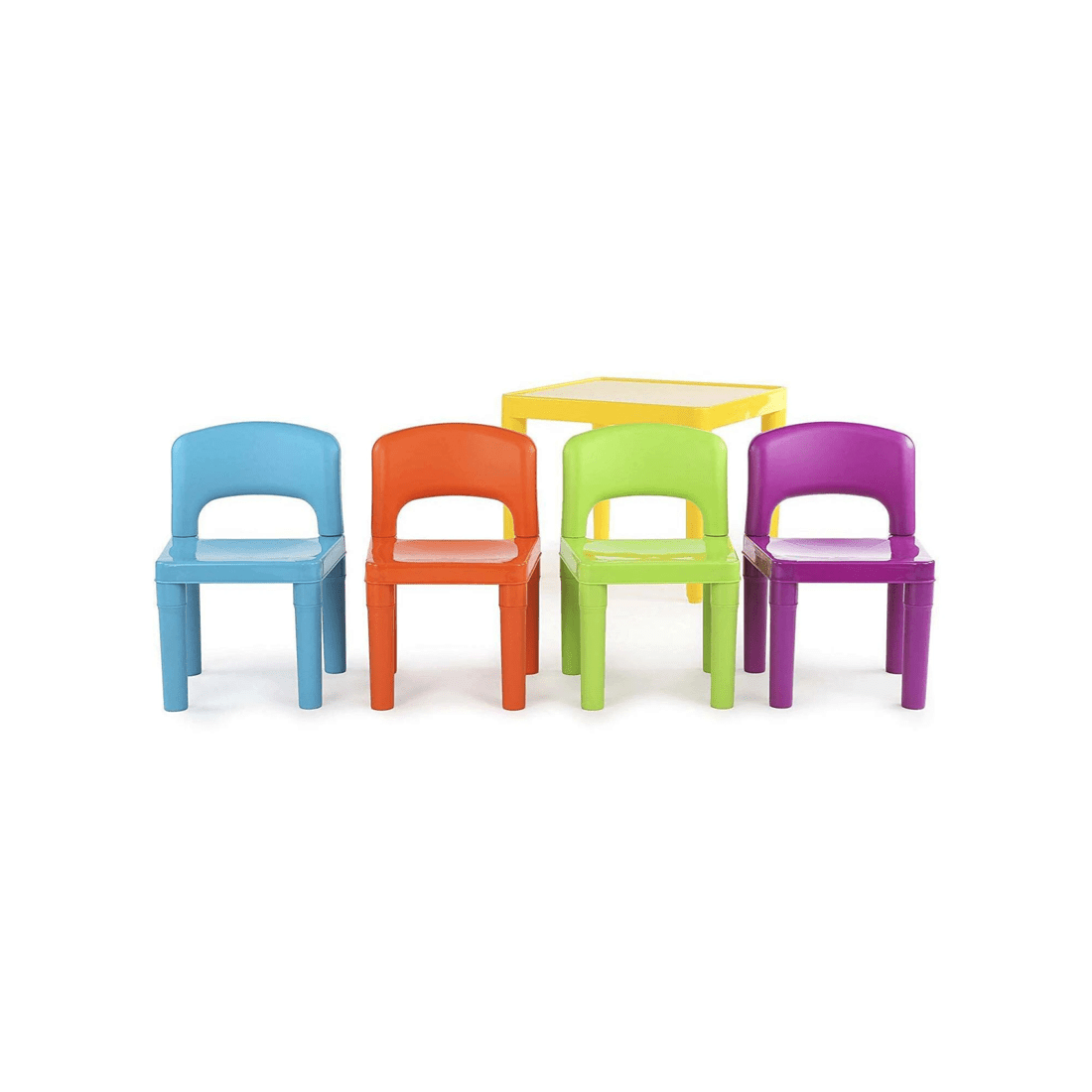 3 GEM Toys Kids Plastic 5-Piece Table & 4 Chairs Set (Multicoloured), 3 of 3