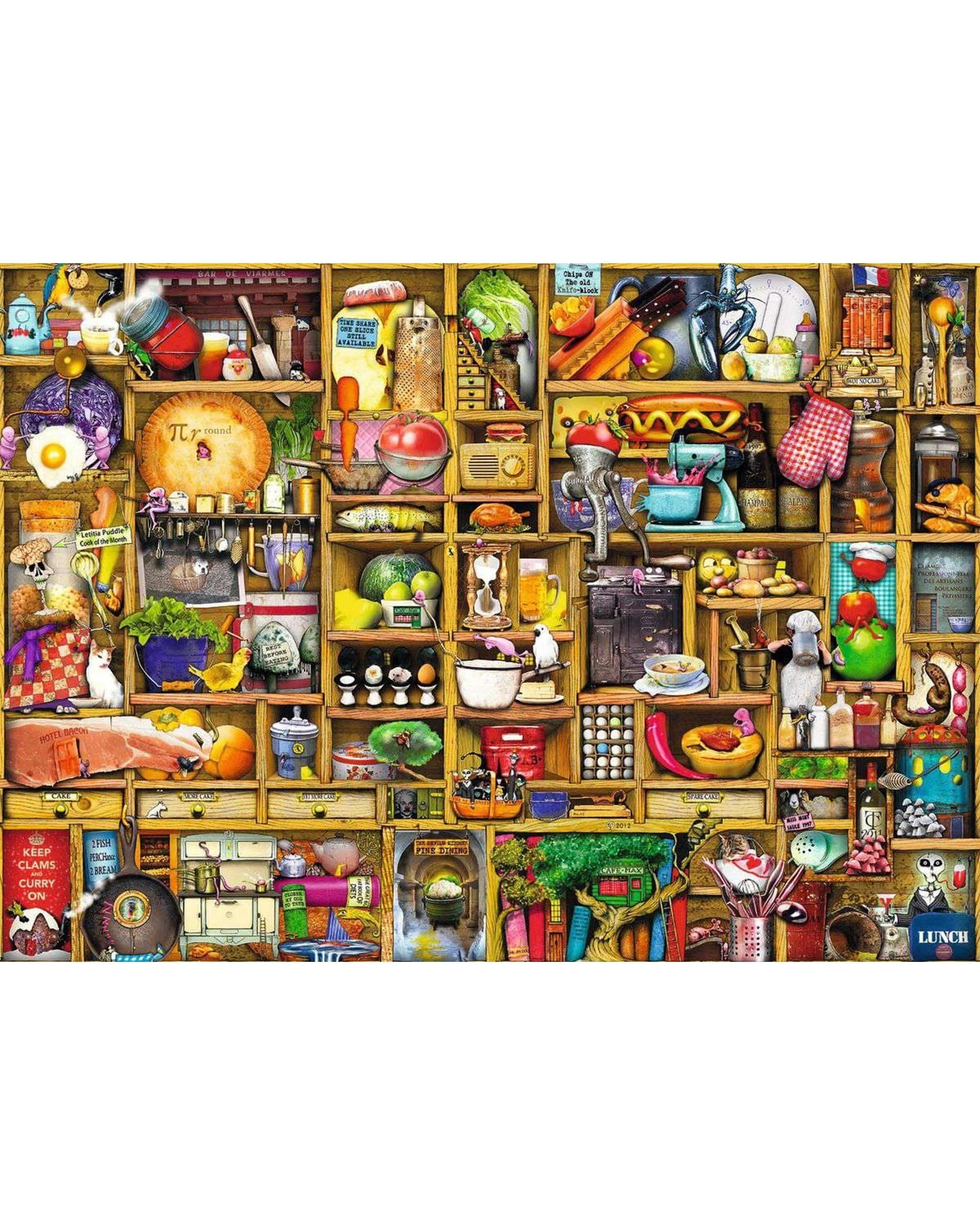 2 Ravensburger Curious Cupboards 1 The Kitchen Cabinet 1000 Piece Jigsaw Puzzle, 2 of 2