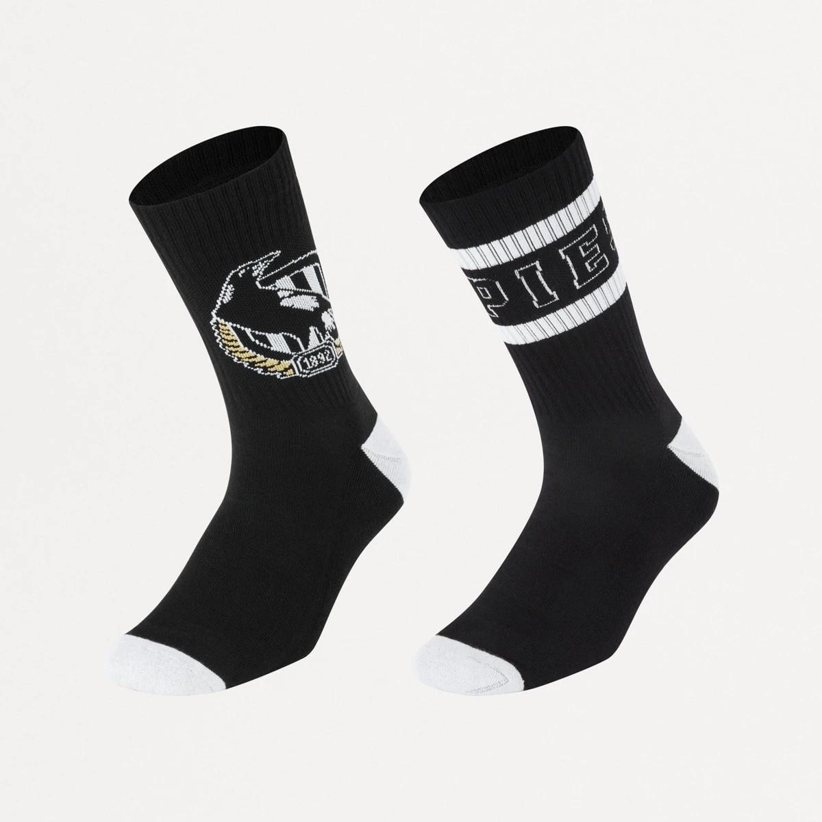 1 2 Pack Official AFL Adult Socks Collwood, 1 of 3