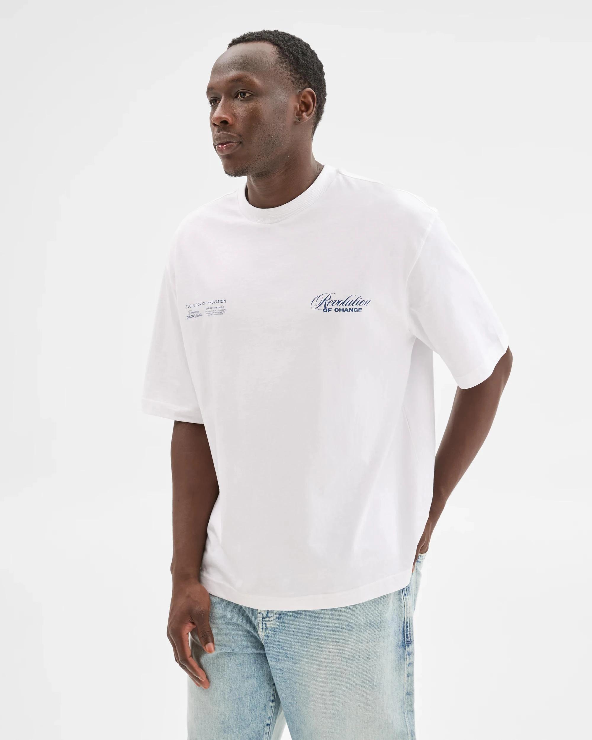5 Commons Australian Cotton Boxy Fit Graphic T-Shirt REVOLUTION, 5 of 6