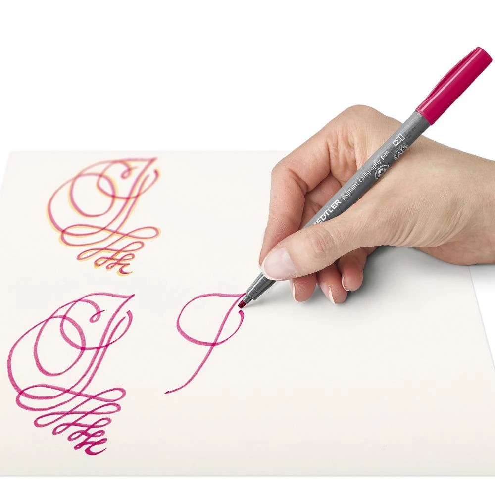 4 Staedtler Pigment Arts Calligraphy Pens 12 Pack, 4 of 8