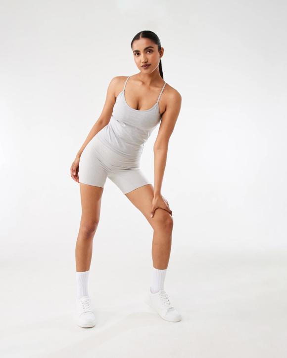 Active Womens Ribbed Waist Bike Shorts