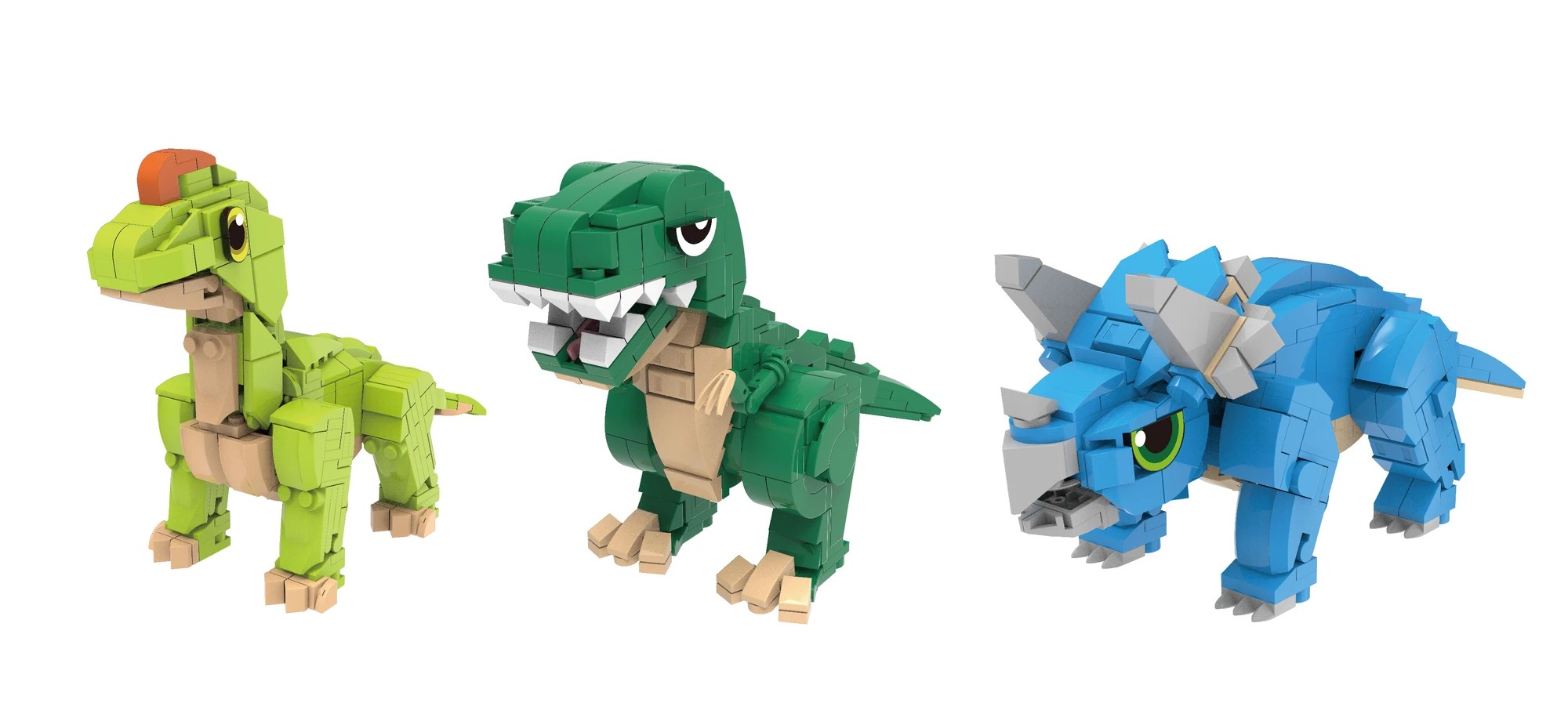 2 Mini Blocks Dinosaurs Series: Dinosaur - Assorted, 2 of 6