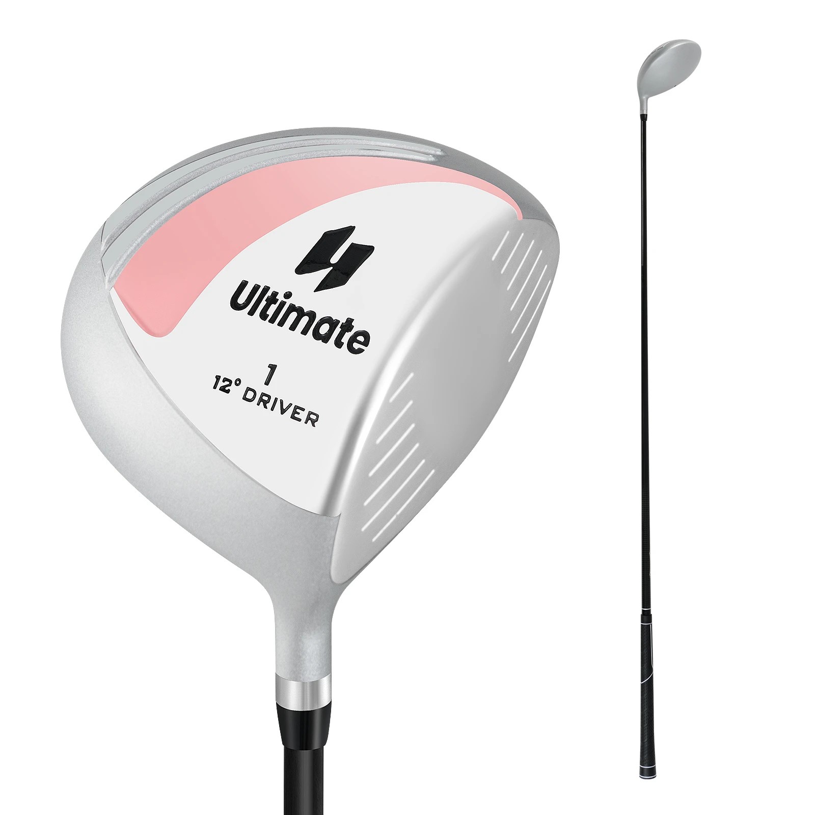1 Costway Driver Golf Club for Men 460CC 12° Individual Golf Driver w/Graphite Shaft & Headcover, 1 of 1