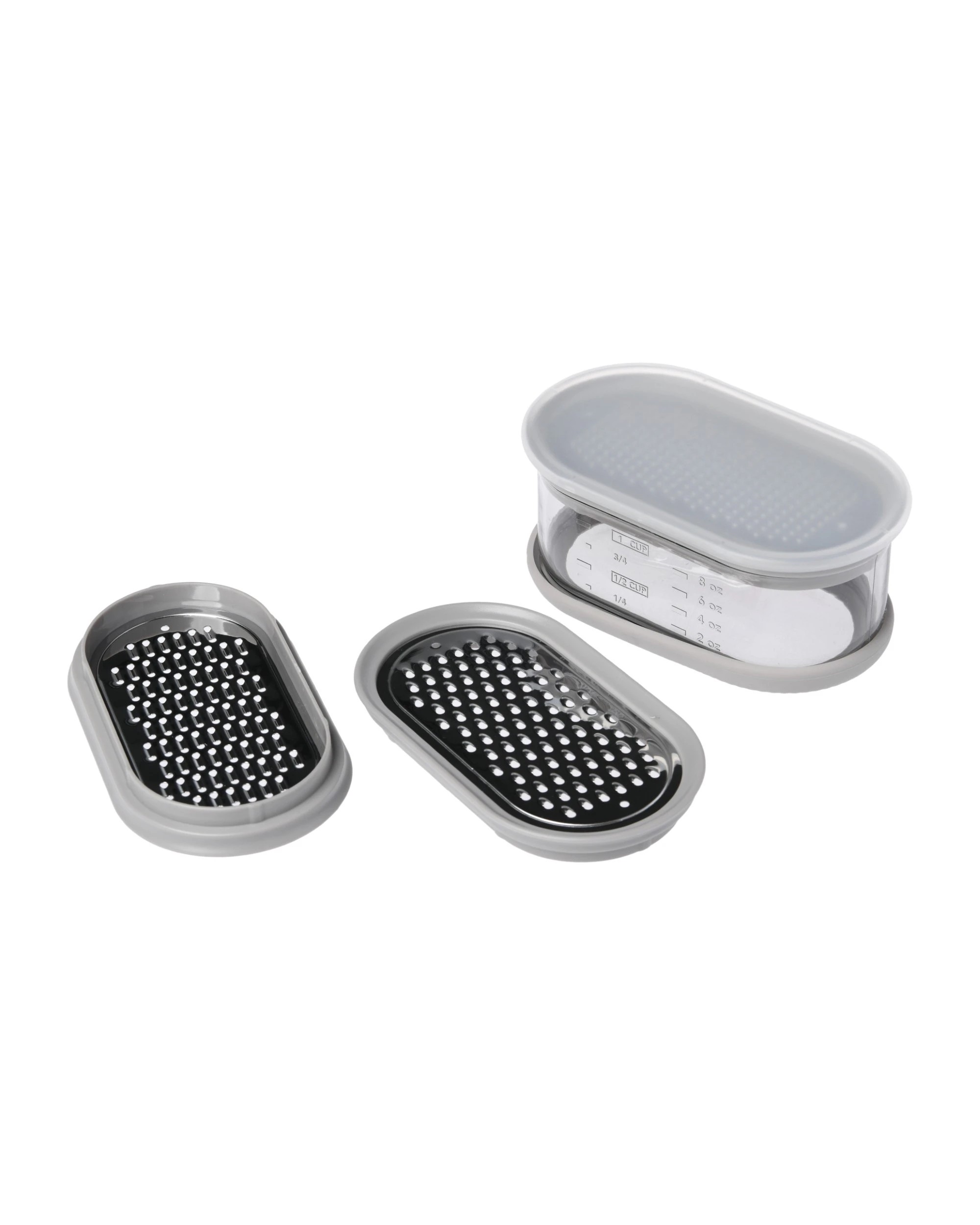 7 Gourmet Kitchen Modern Mini Grater Set 14.2x8.1x5.9cm - Grey, 7 of 8