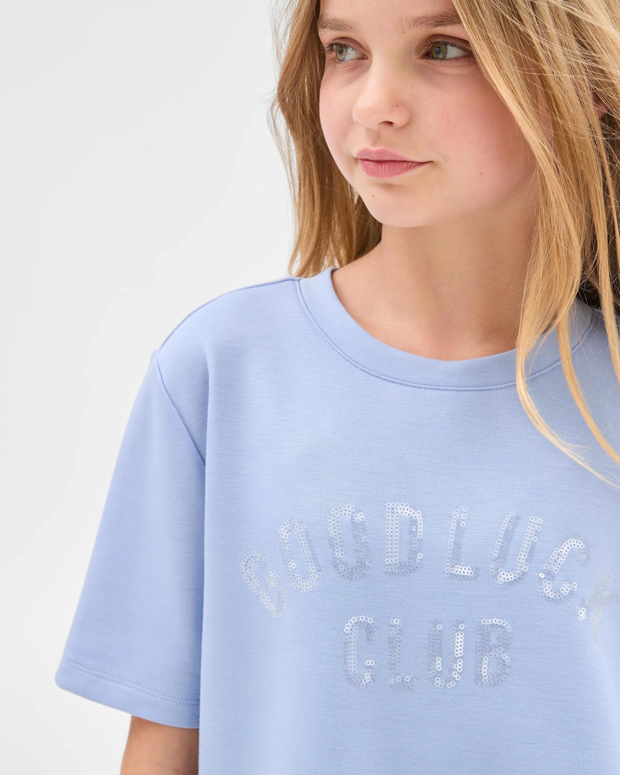 3 Target Kids Scuba Longline T-Shirt BRUNNERA BLUE, 3 of 6