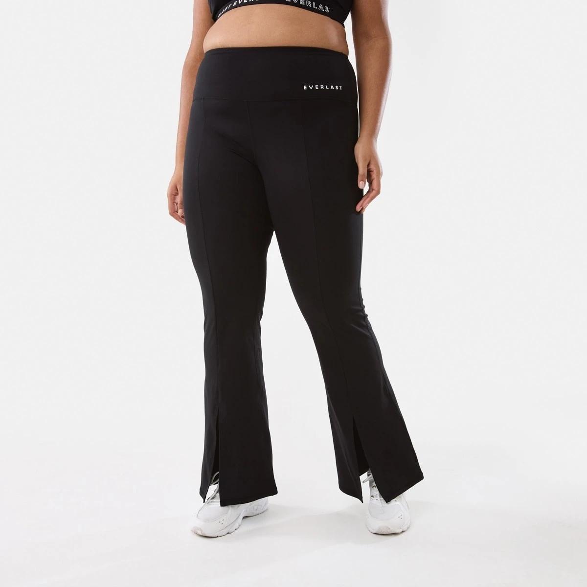 3 Everlast Womens Kick Flare Leggings EL SIMPLE LOGO WHITE, 3 of 9