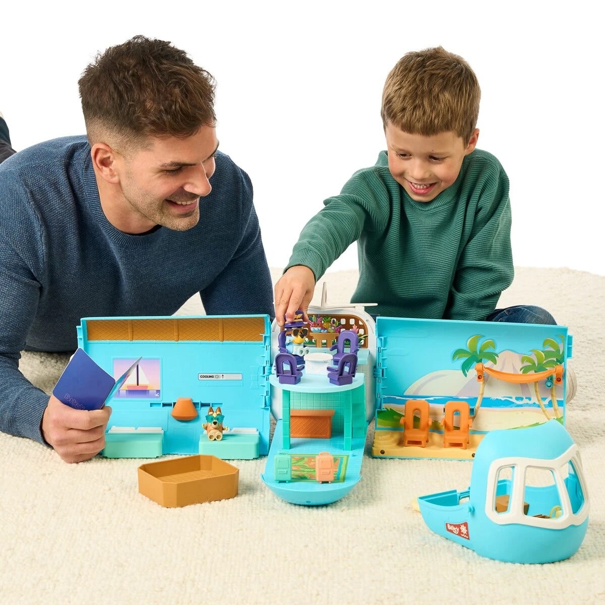 8 Bluey 3-In-1 Airplane Transforming Playset, 8 of 10