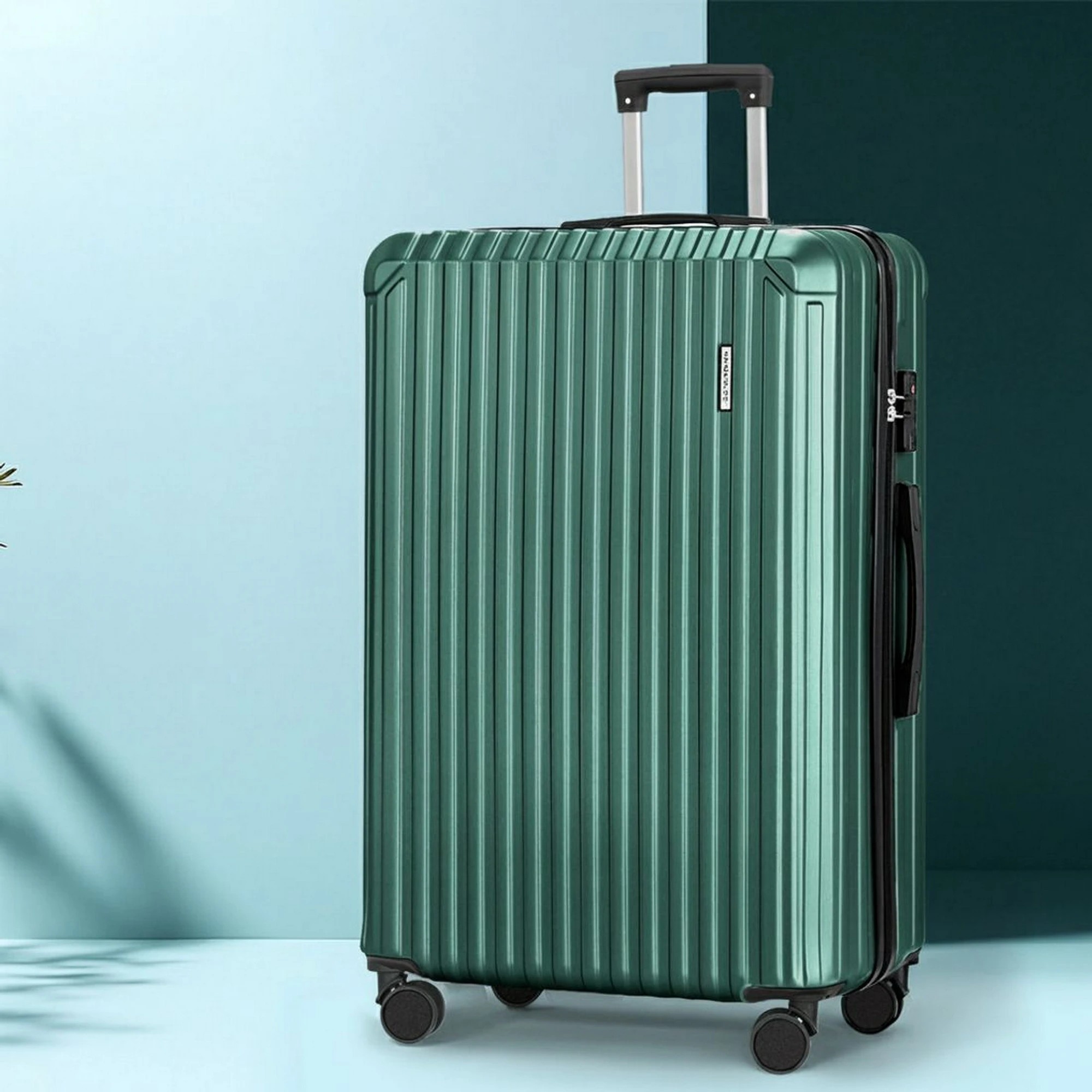 6 Wanderlite 28" Luggage Travel Suitcase Set TSA Carry On Hard Case - Green, 6 of 6