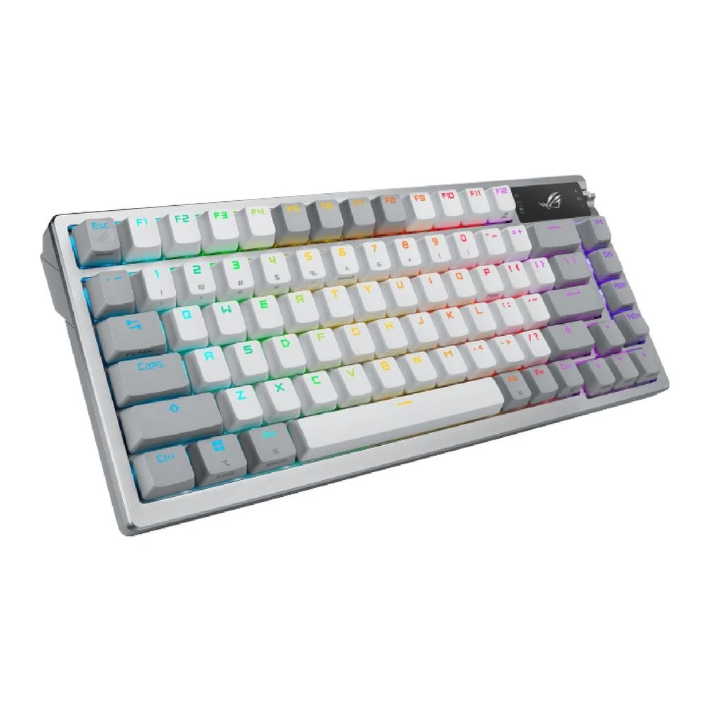 3 ASUS ROG Azoth Wireless Gaming Keyboard NX Snow Switch White, 3 of 10
