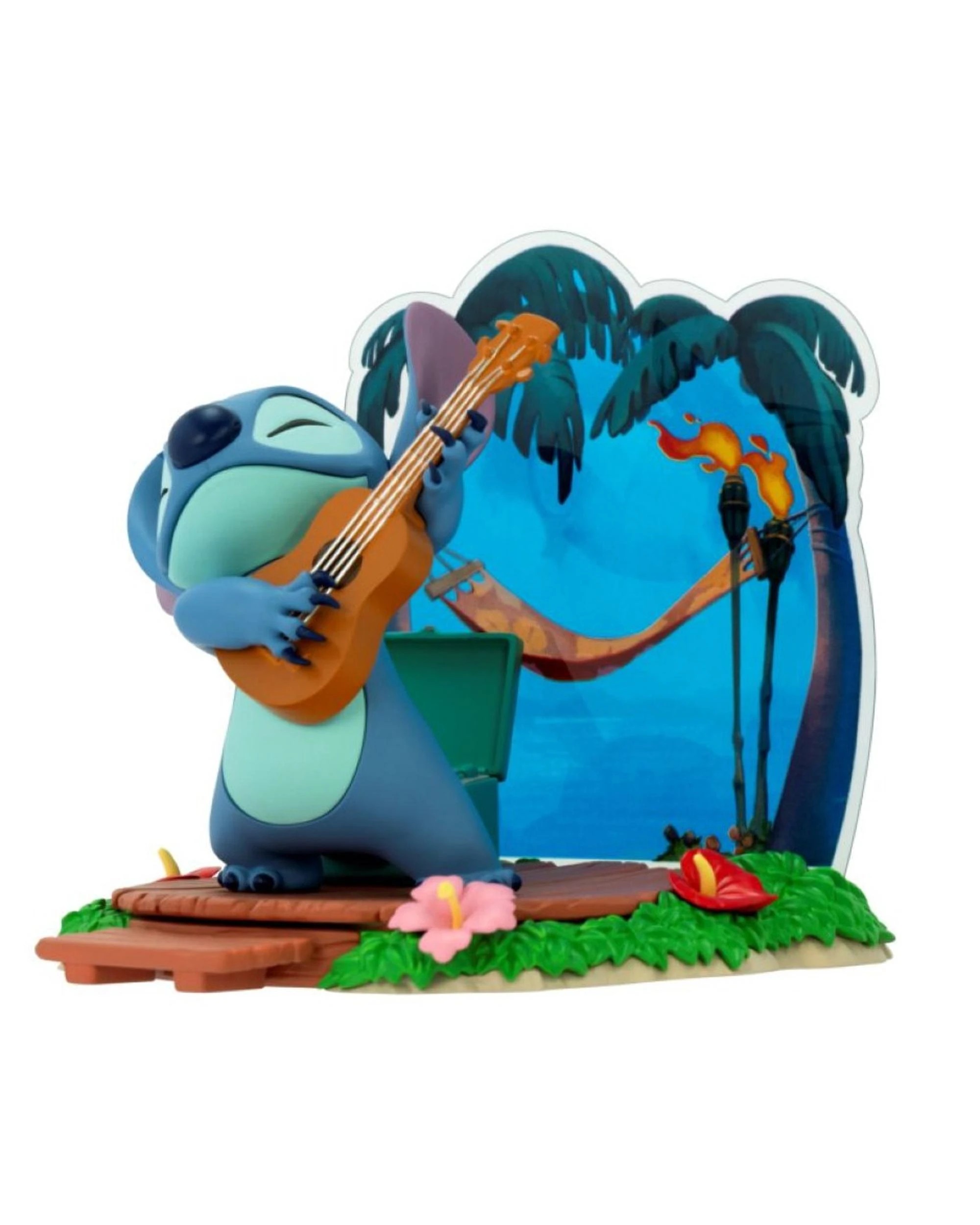 4 ABYstyle Disney Lilo and Stitch Stitch with Guitar 1:10 Scale Figure, 4 of 5