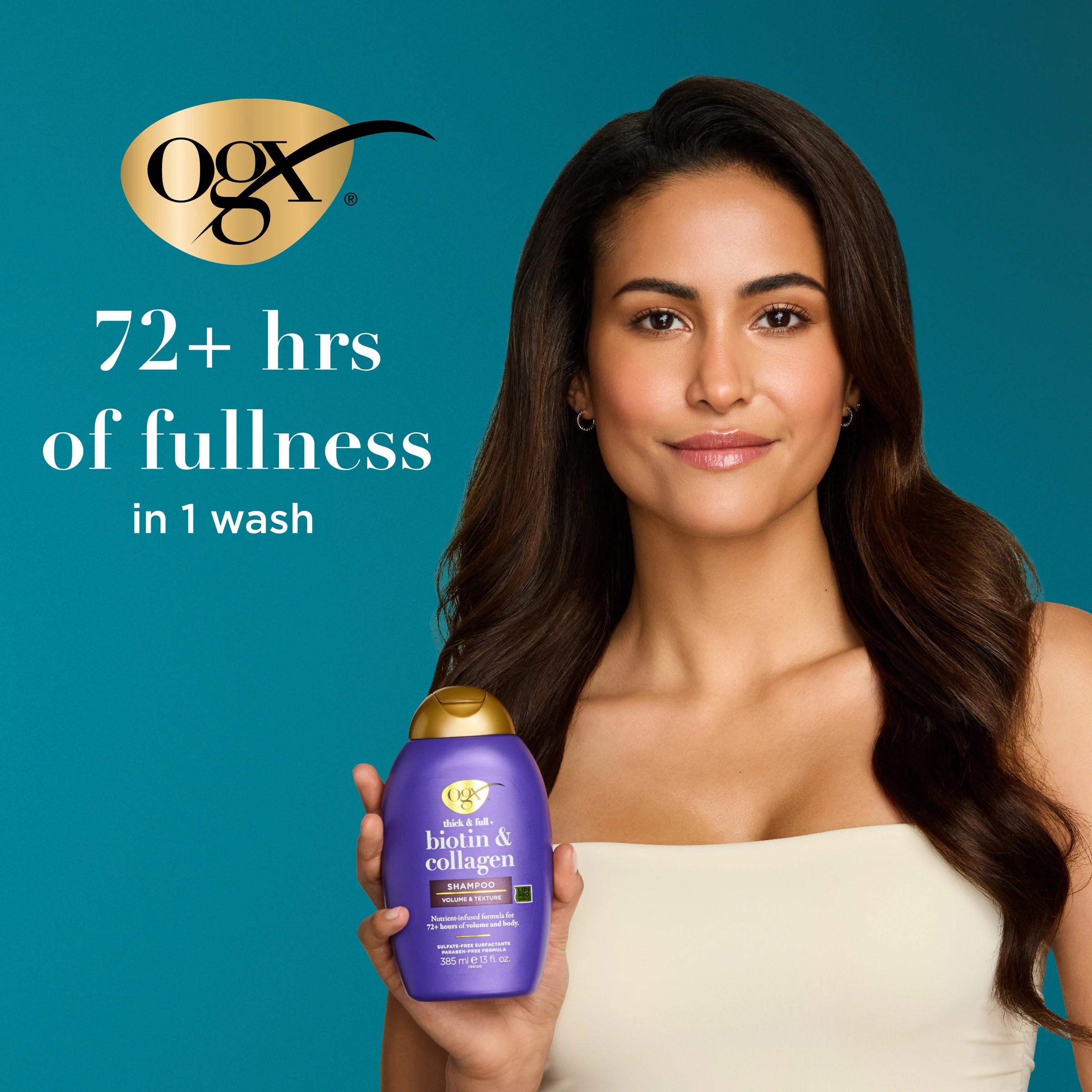9 OGX Thick & Full+ Biotin & Collagen Shampoo 385ml, 9 of 9