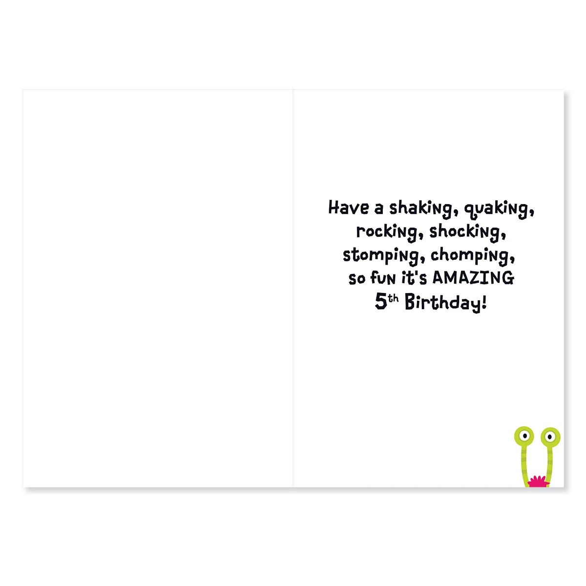 2 Connections from Hallmark 5th Birthday Card - Lil Monsters, 2 of 3