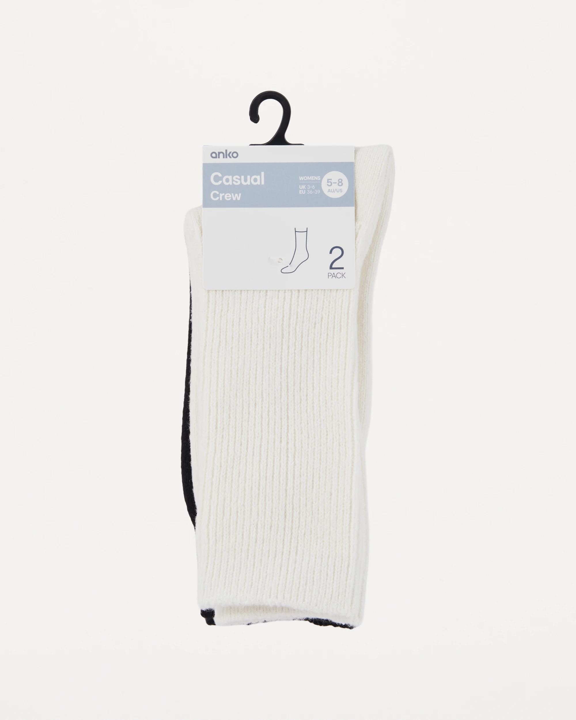 3 2 Pack Soft Bootsocks Whsper Blk, 3 of 3