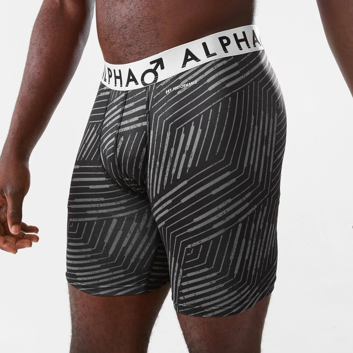 2 Long Leg Printed Sports Trunks ANGLE FILE, 2 of 5