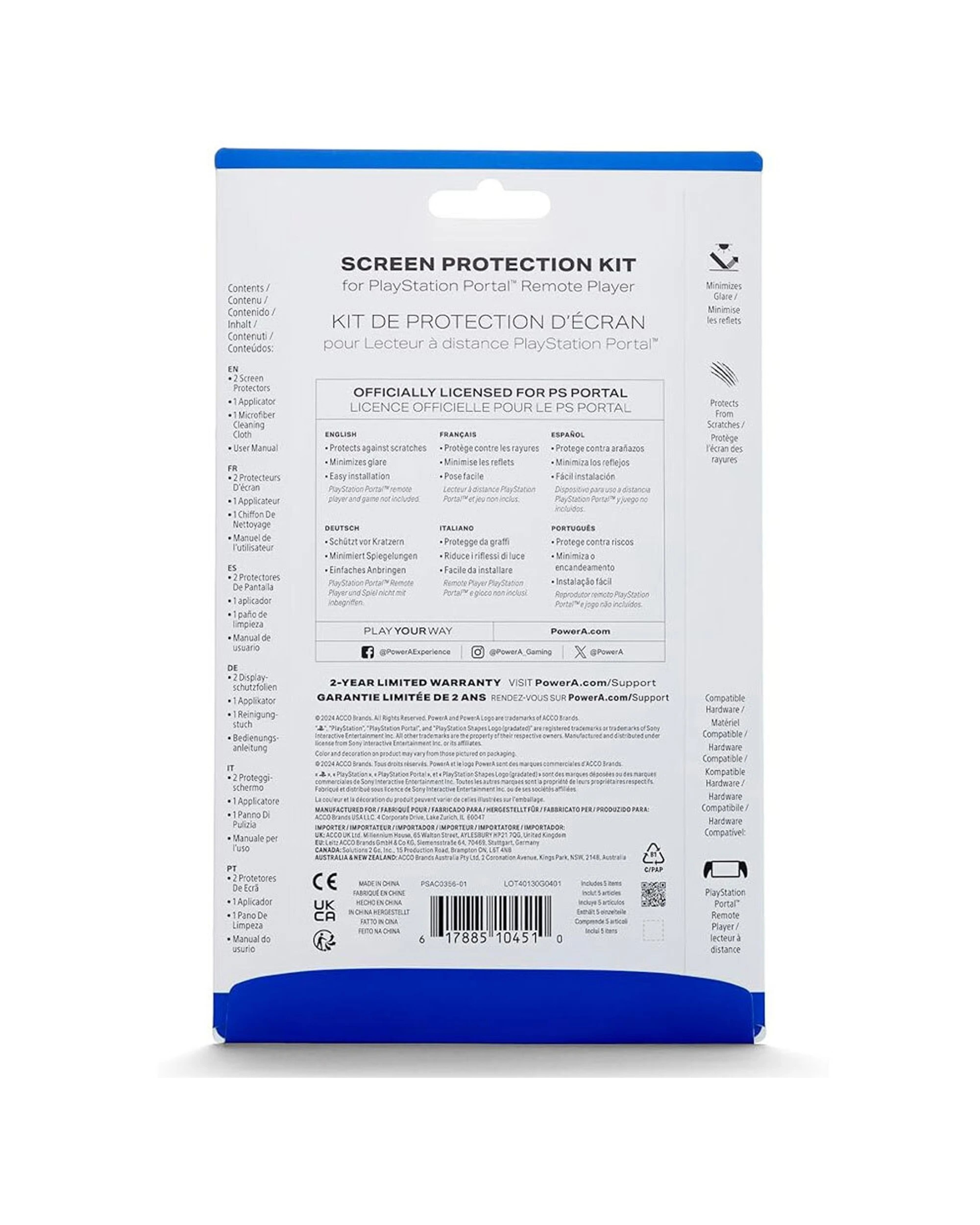 3 Powera Playstation 5 Portal Remote Player Controller Easy Touch Screen Protector - Clear, 3 of 4