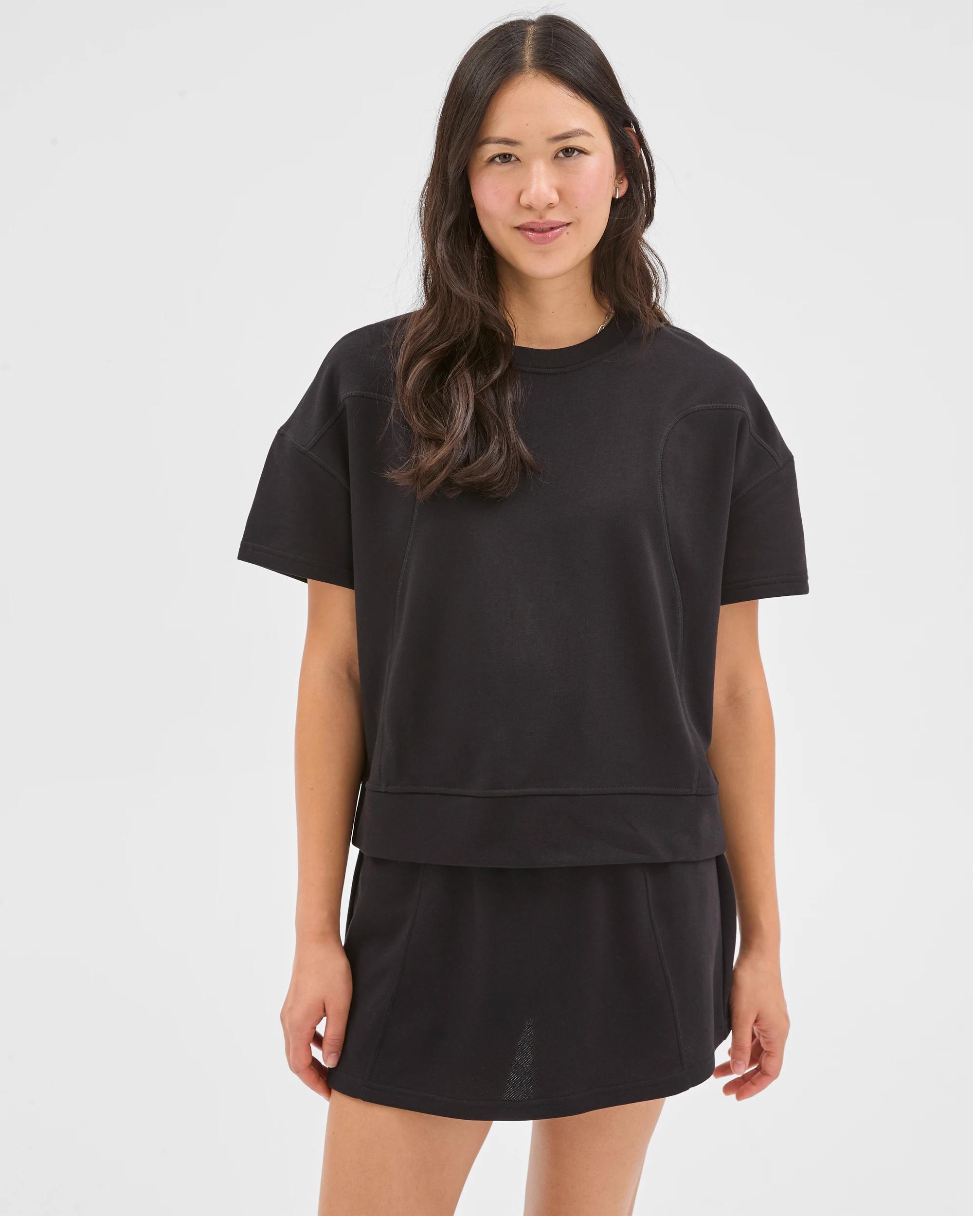 4 Target Active Active Australian Cotton Blend Knit T-Shirt BLACK, 4 of 7