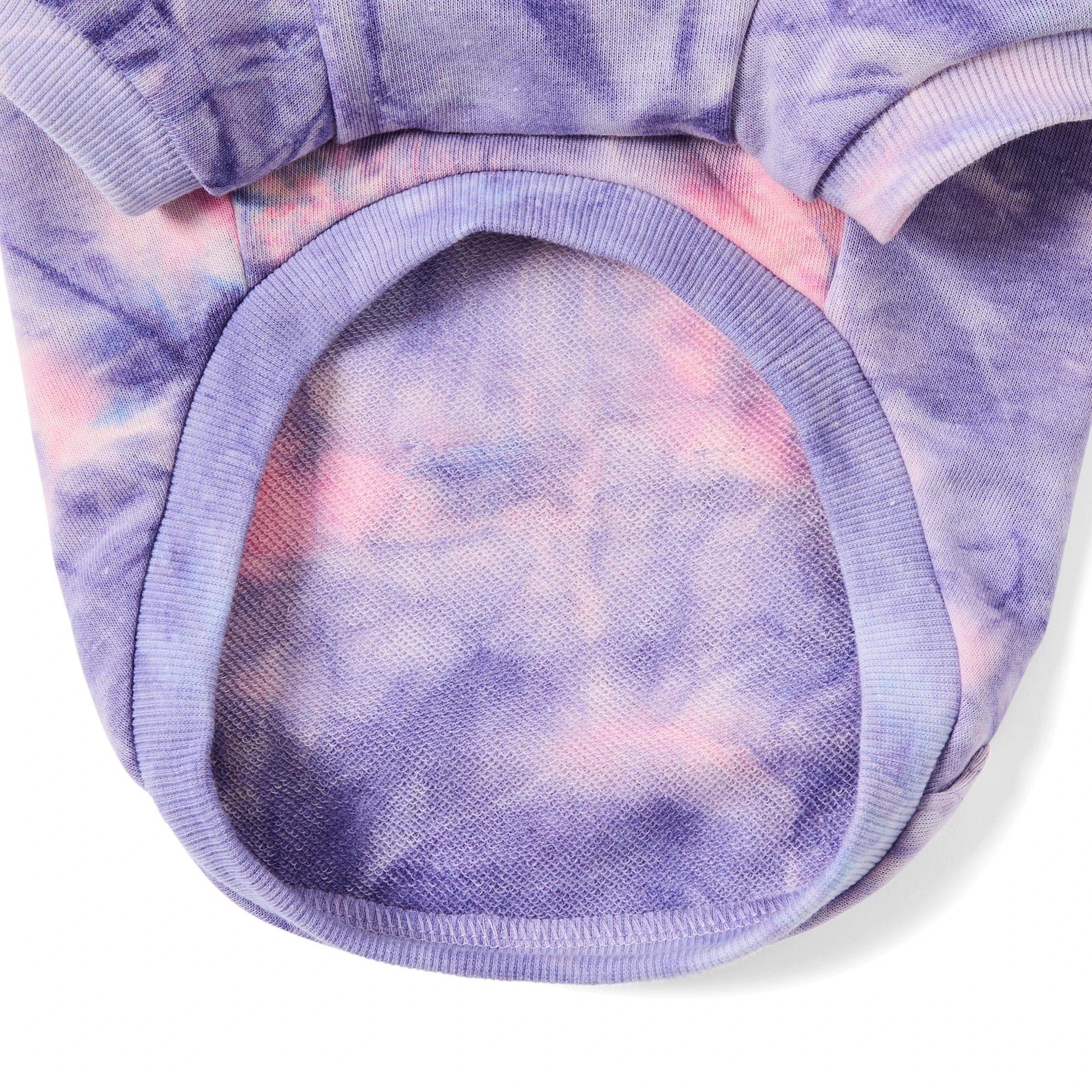 8 Pet Hoodie Tie-Dye - Small, Lilac, 8 of 10