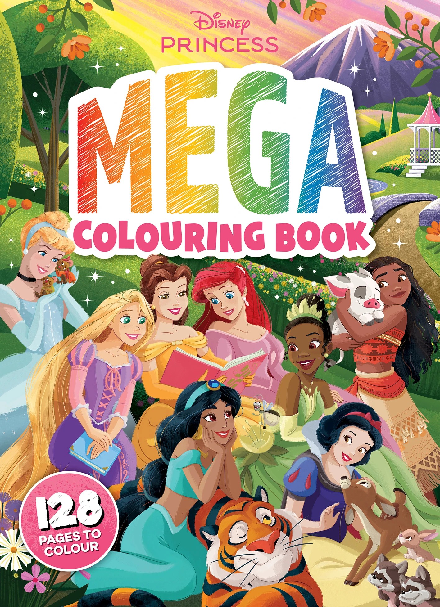 1 Disney Princess Mega Colouring Book, 1 of 1