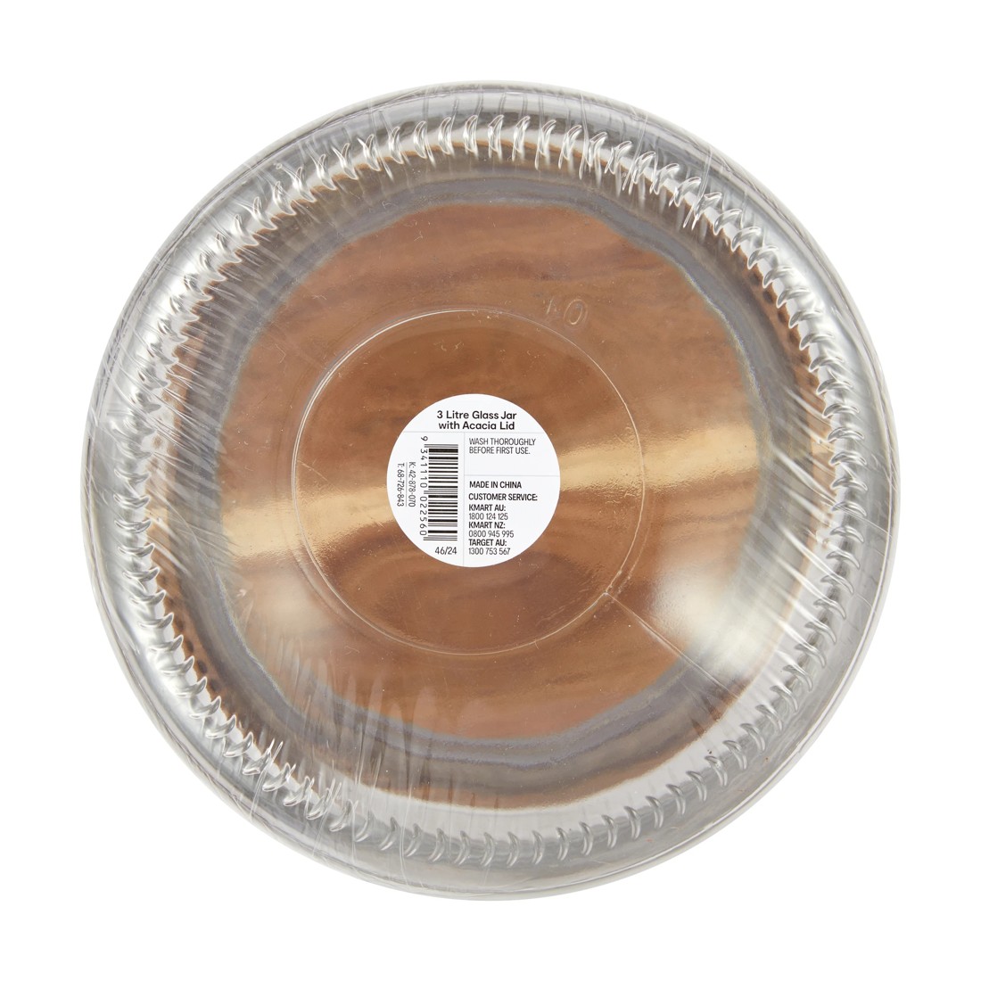 3 3L Glass Jar with Wood Lid, 3 of 5