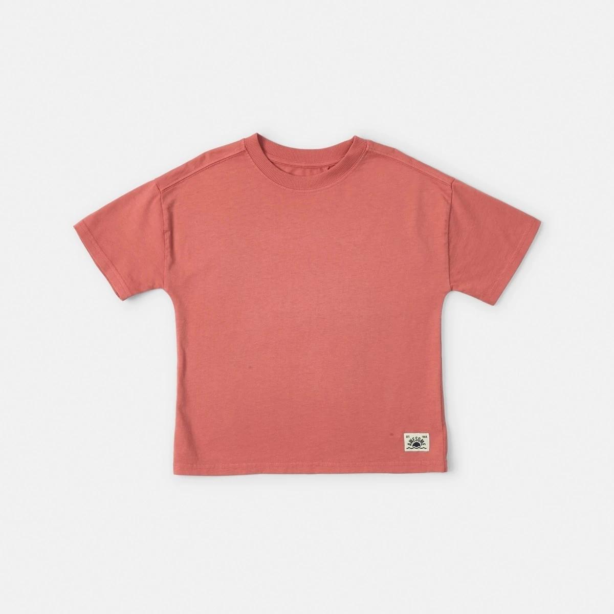 7 Oversized Washed T-shirt WASHED RED, 7 of 8