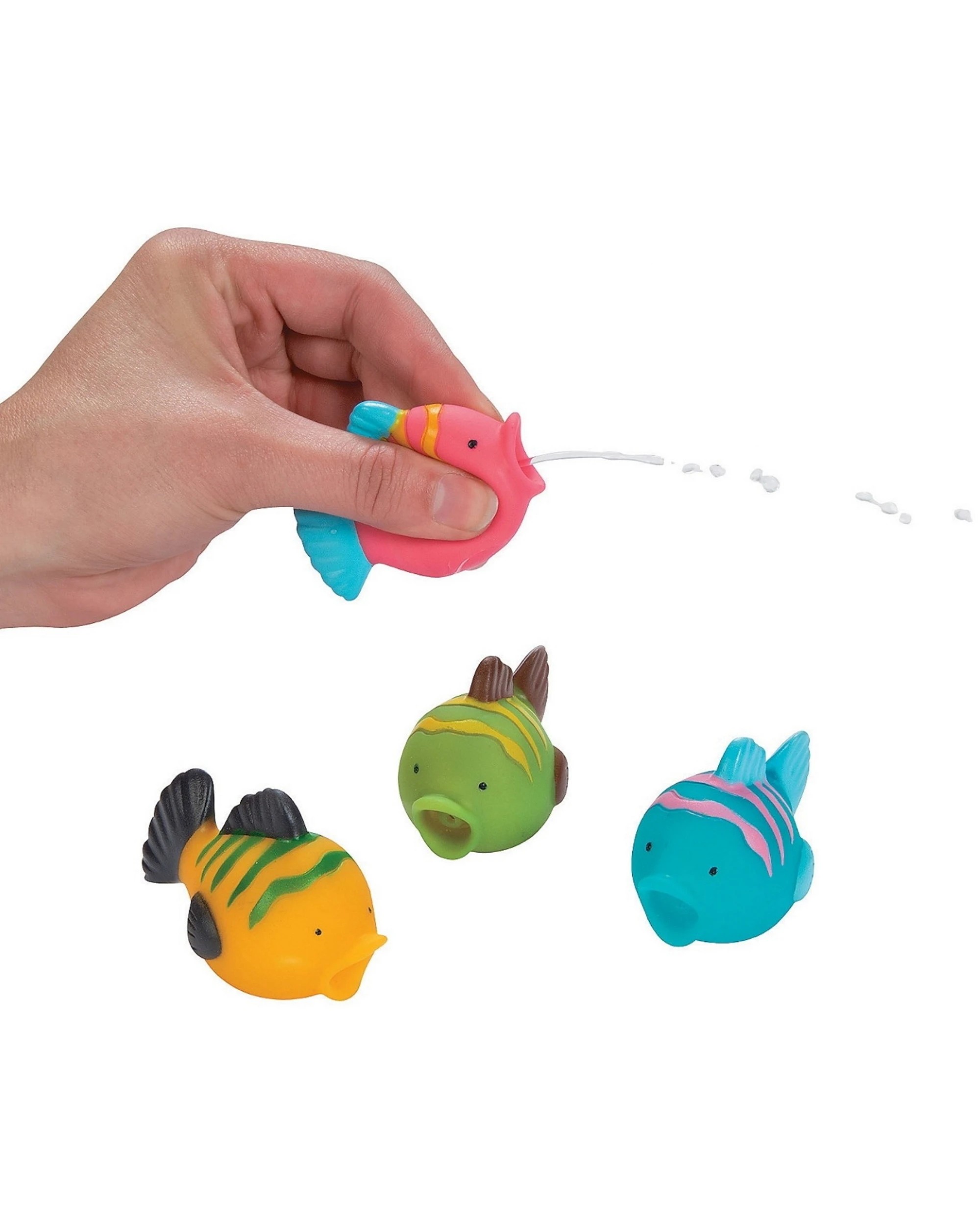 1 Fun Express Mini Fish Squirt Toys Pack of 12 - Multi, 1 of 1