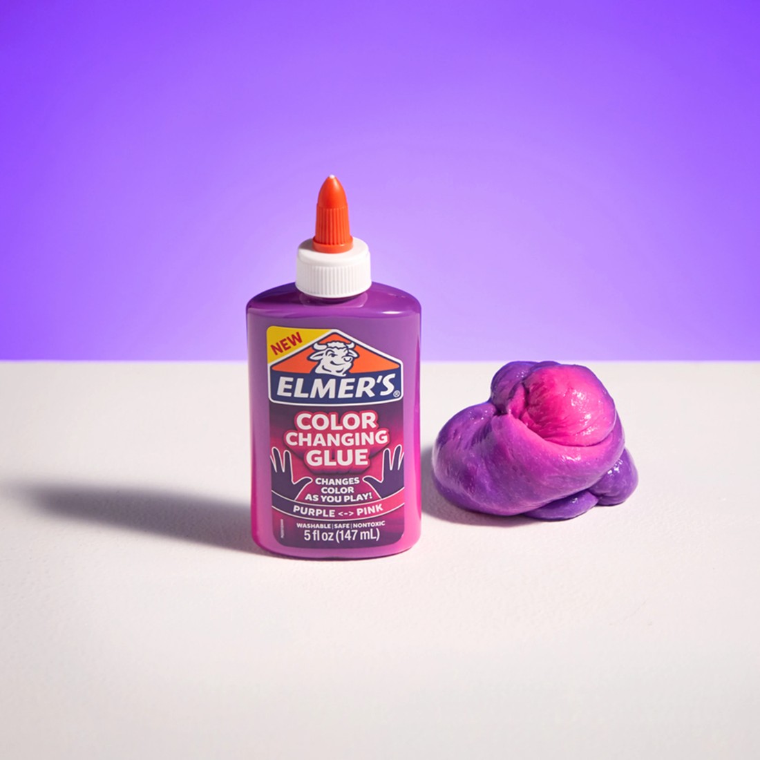 3 Elmer’s Color Changing Glue 147ml - Purple to Pink, 3 of 6