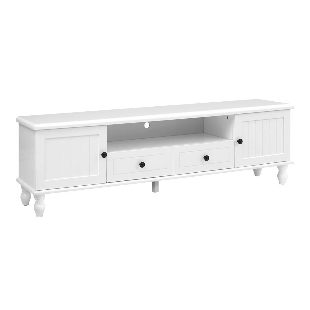 1 Artiss TV Cabinet Entertainment Unit 160cm - White, 1 of 8