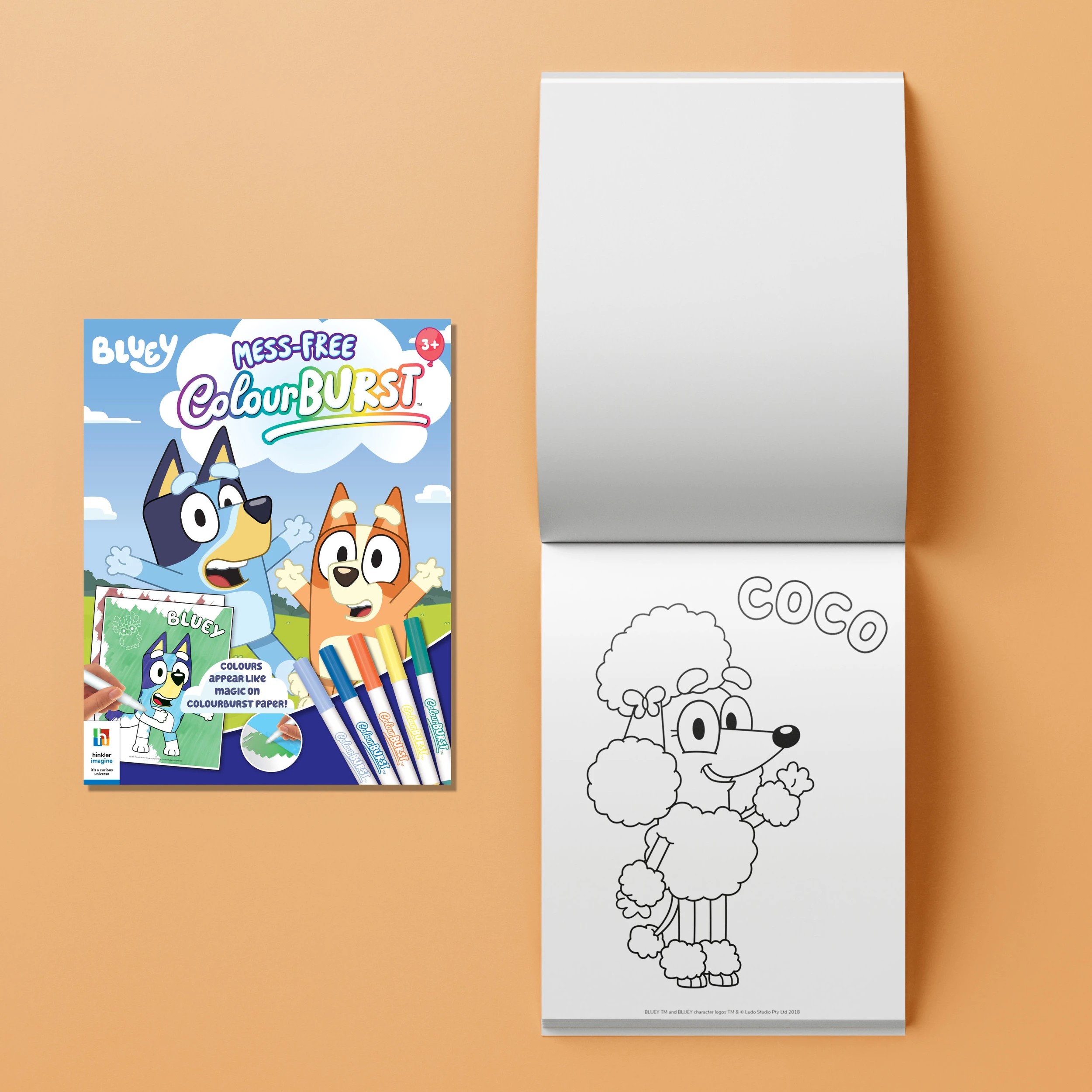 5 INKredibles Bluey Mess-Free ColourBurst Activity Kit - Book, 5 of 6