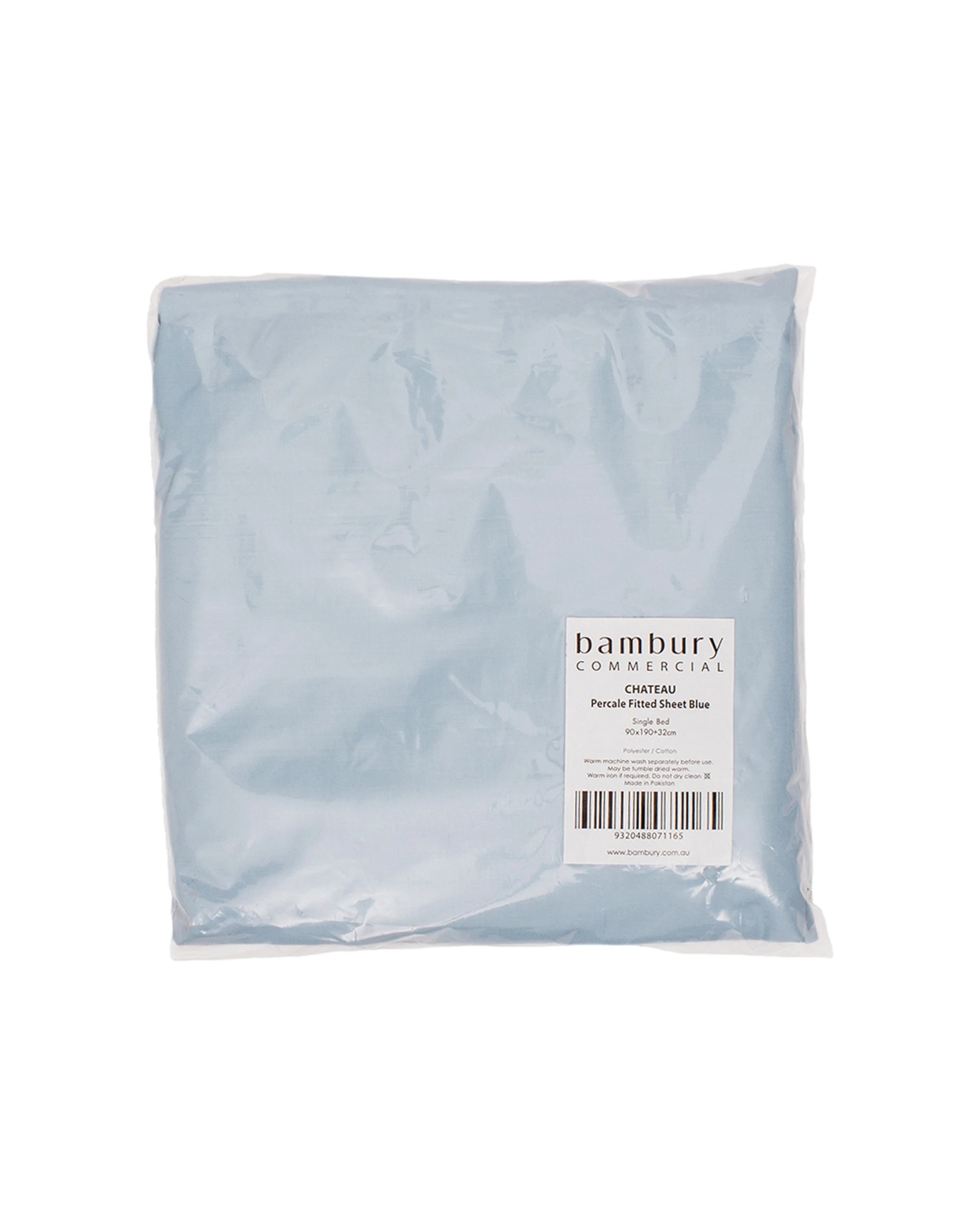 3 Bambury Chateau Fitted Sheet Home Bedding - Single Bed - Blue, 3 of 3