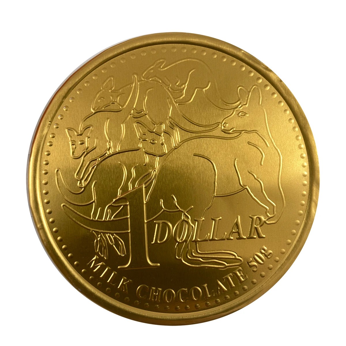 1 Large Milk Chocolate Medallion 50g