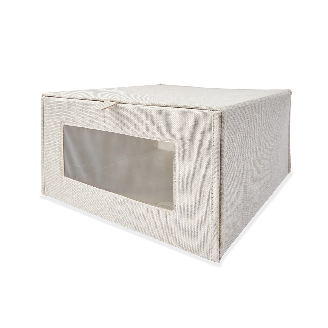 7 Linen Look Clothing Storage Box - Beige, 7 of 9