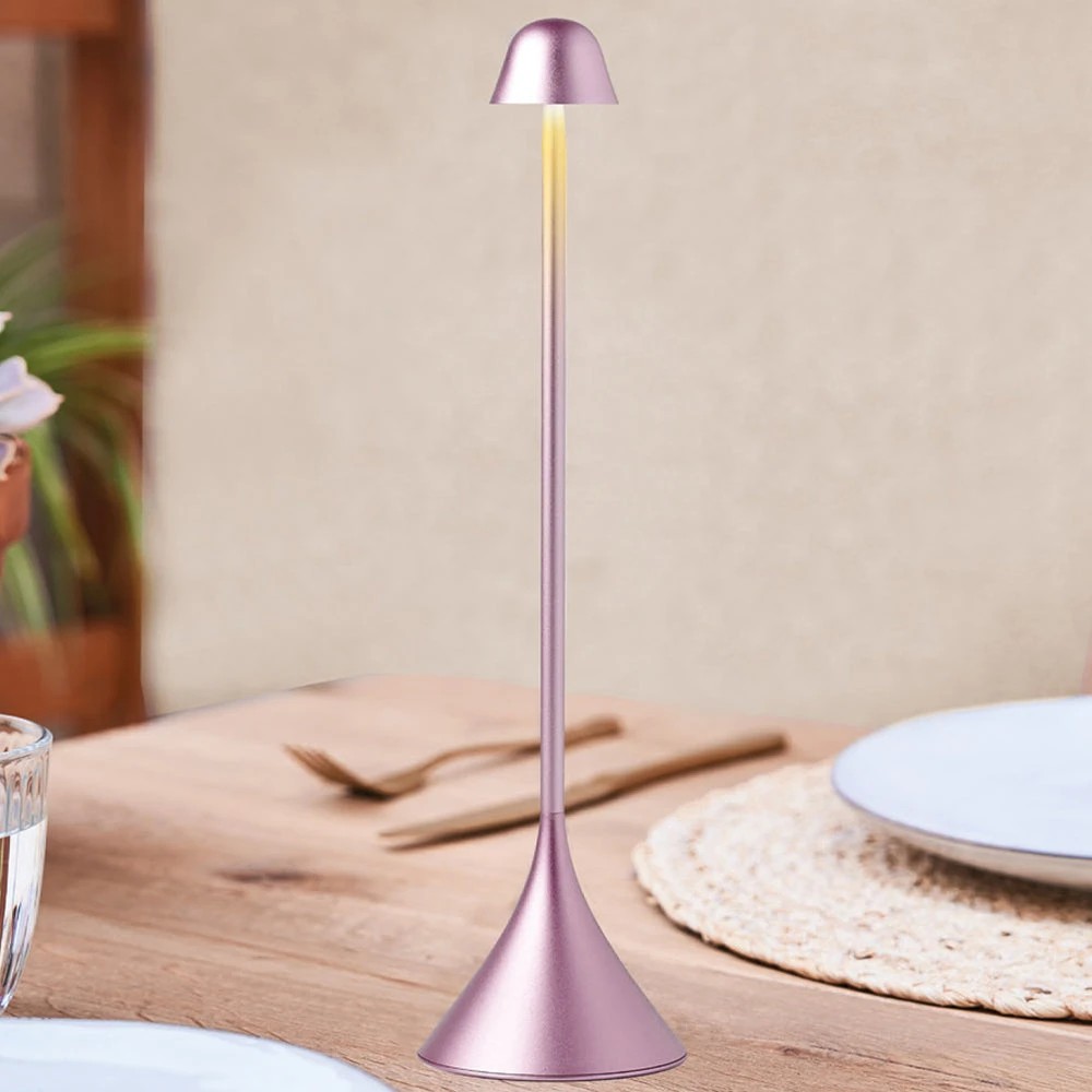 6 Lexon Steli Bell Infinitely Pairable Table Lamp - Pink, 6 of 6