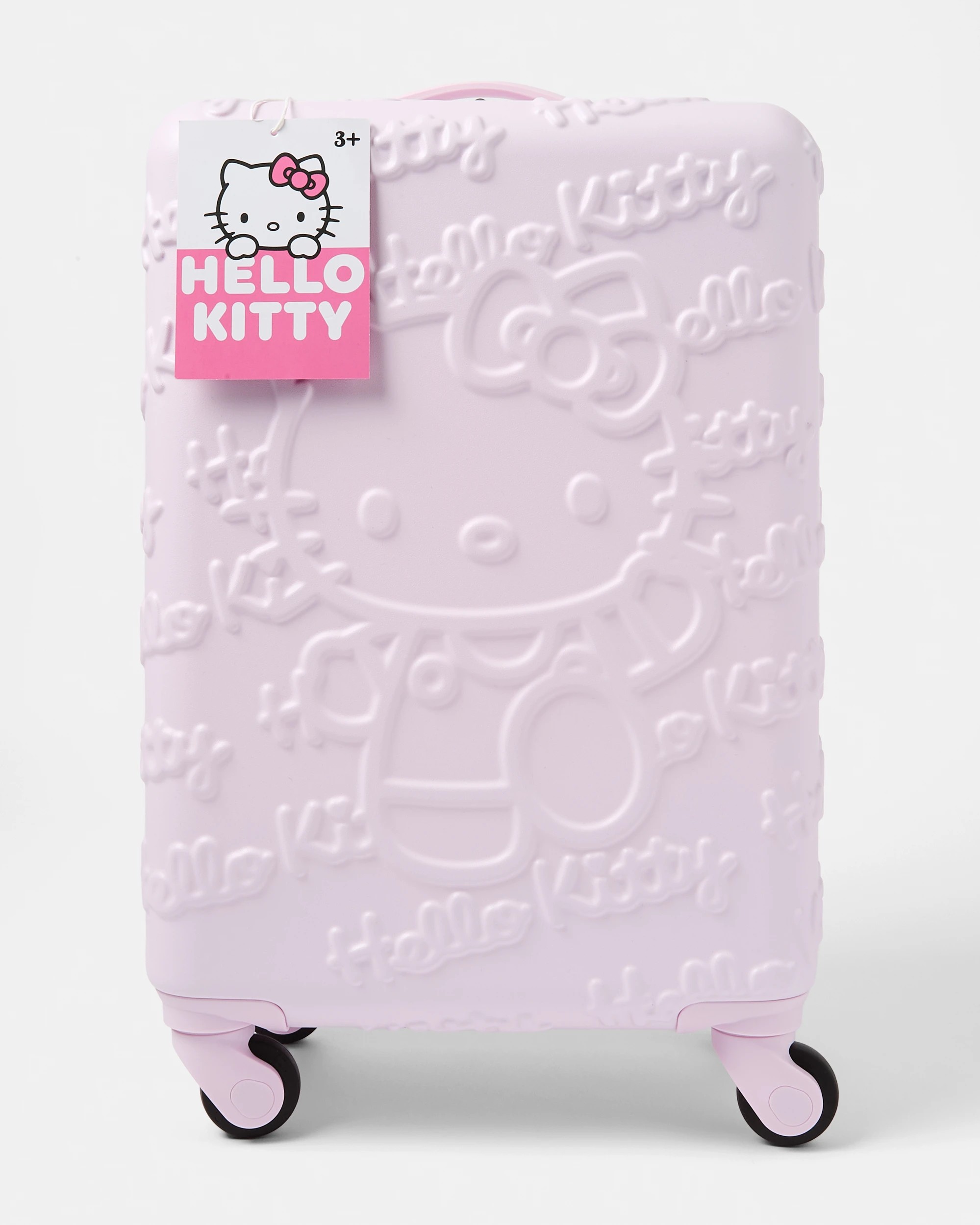 1 Hello Kitty 3D Embossed Hard Shell Rolling Luggage, 1 of 6