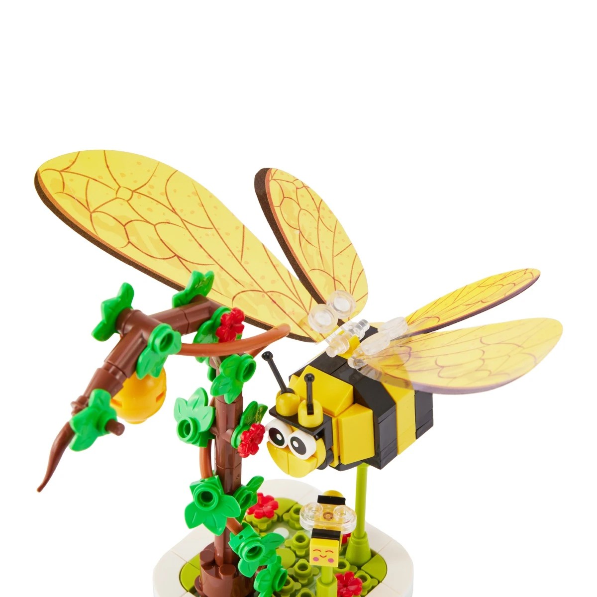 8 Mini Blocks Flower Series: Plant with Insect - Assorted, 8 of 10