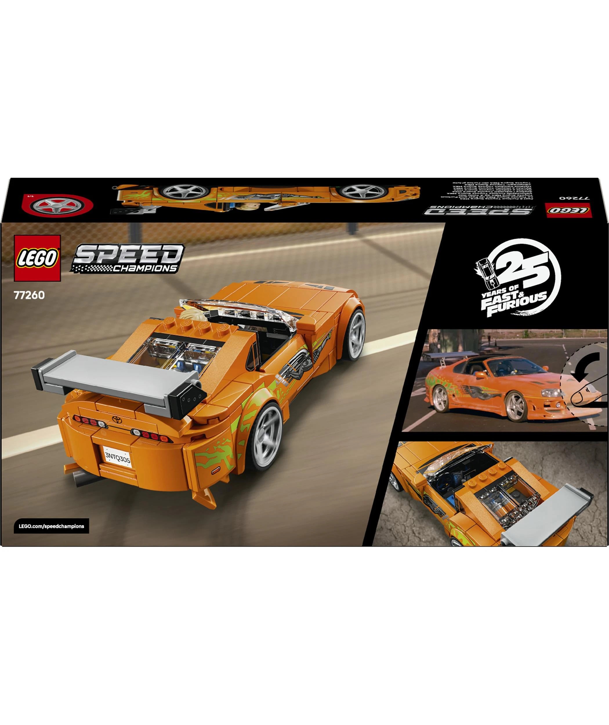 9 LEGO Speed Champions The Fast and The Furious Toyota Supra MK4 77260, 9 of 9
