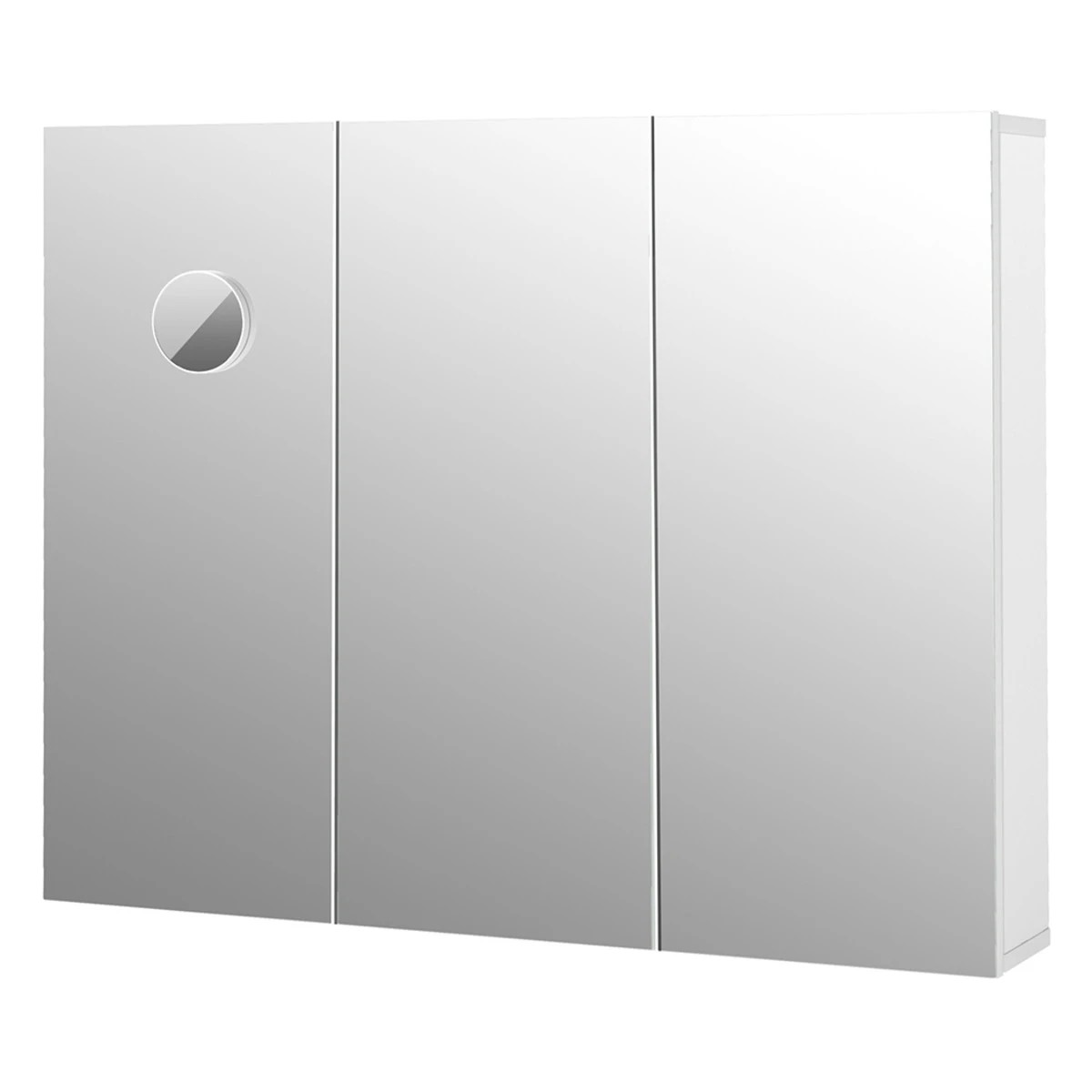 1 Levede Wall Mounted Bathroom Mirror Cabinet  - White, 1 of 6